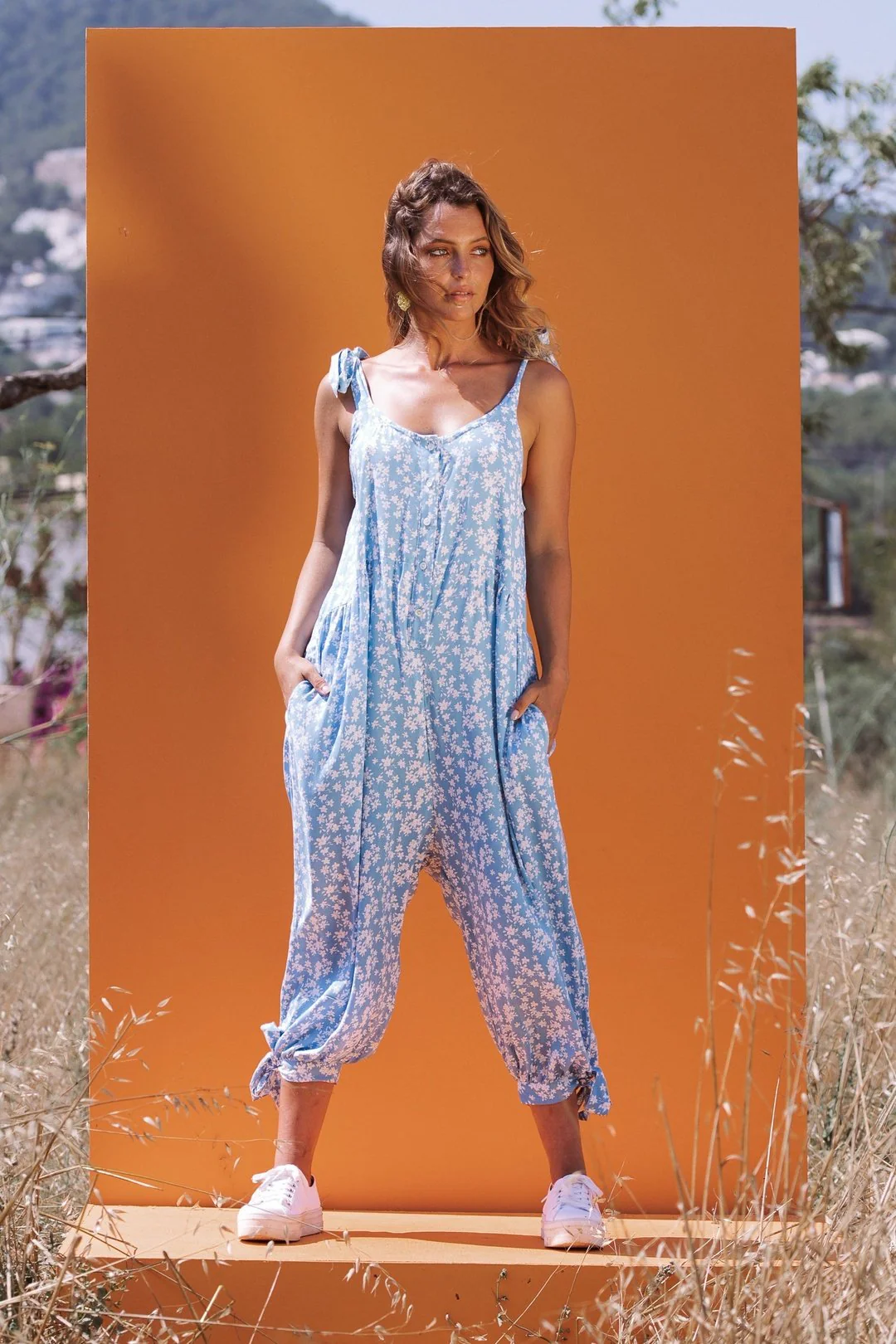 MACEY JUMPSUIT - BLUE