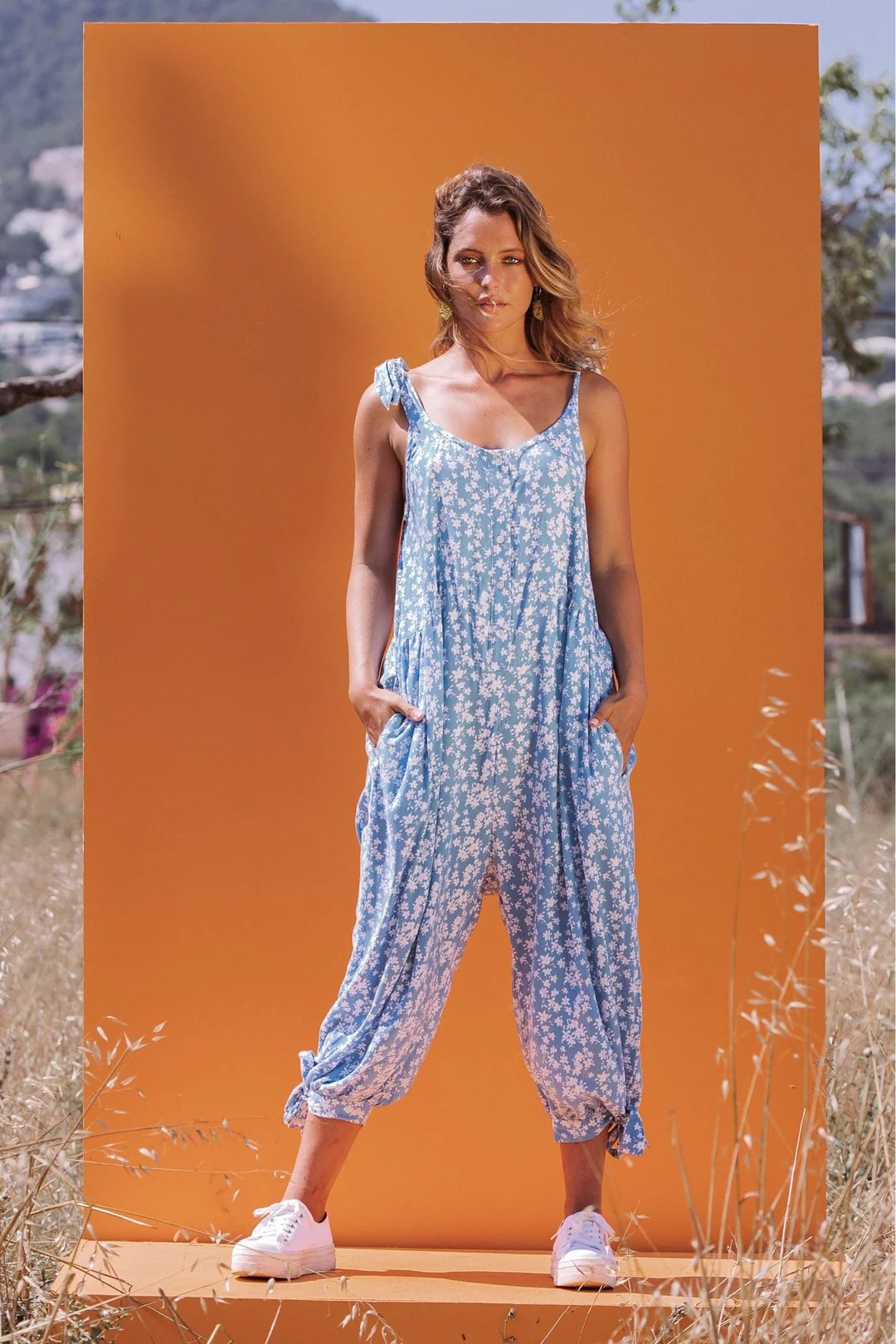 MACEY JUMPSUIT - BLUE - Image 4