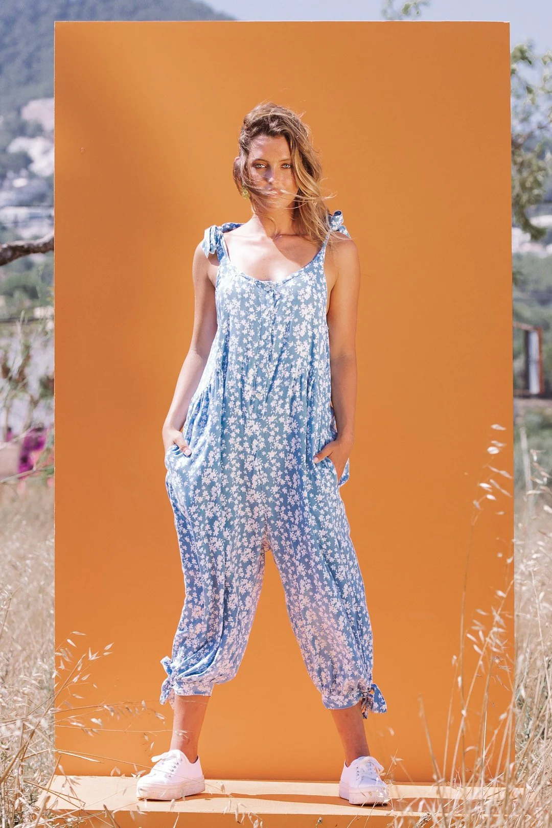 MACEY JUMPSUIT - BLUE - Image 7
