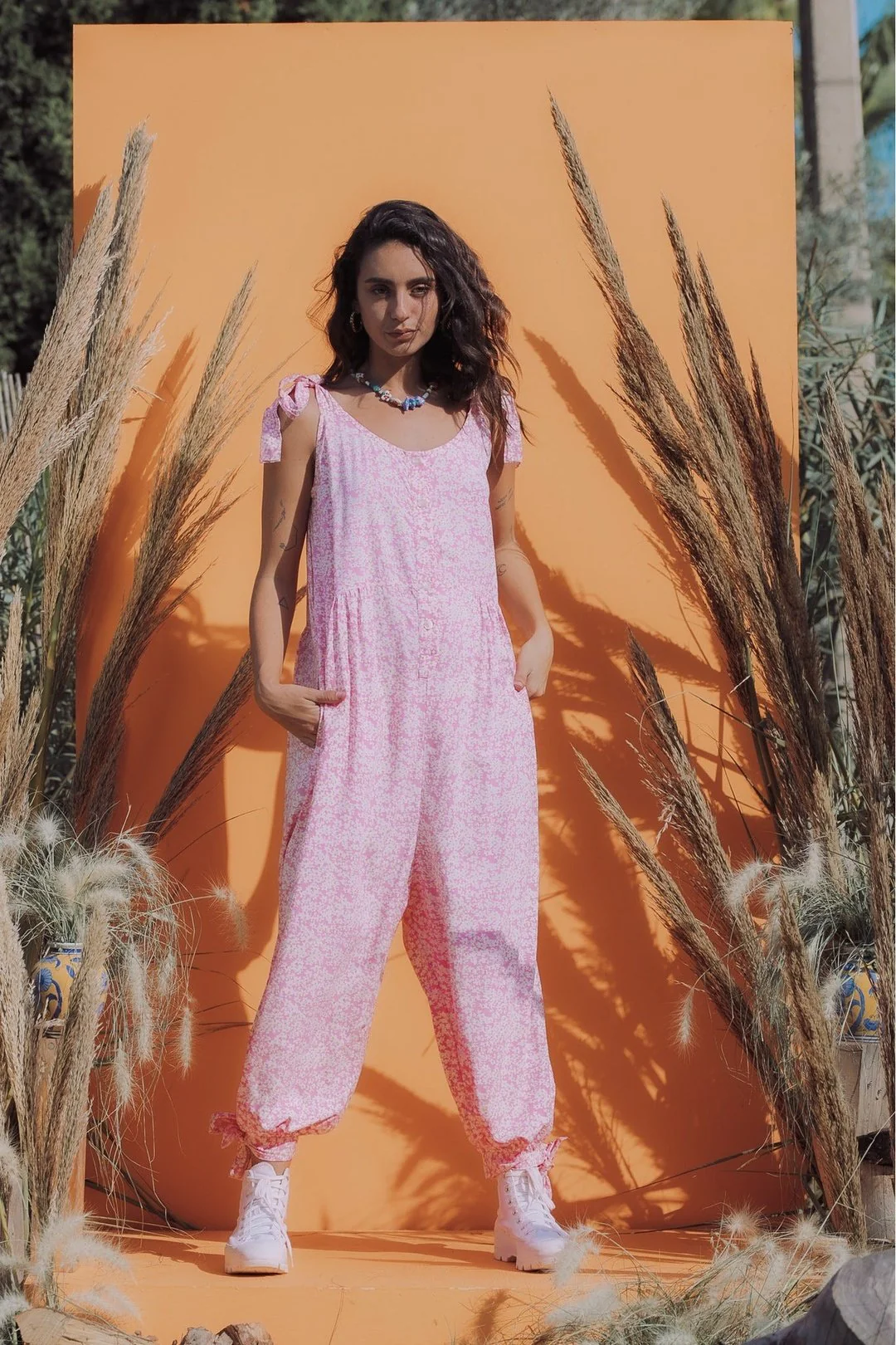 MACEY JUMPSUIT - Pink - Image 5