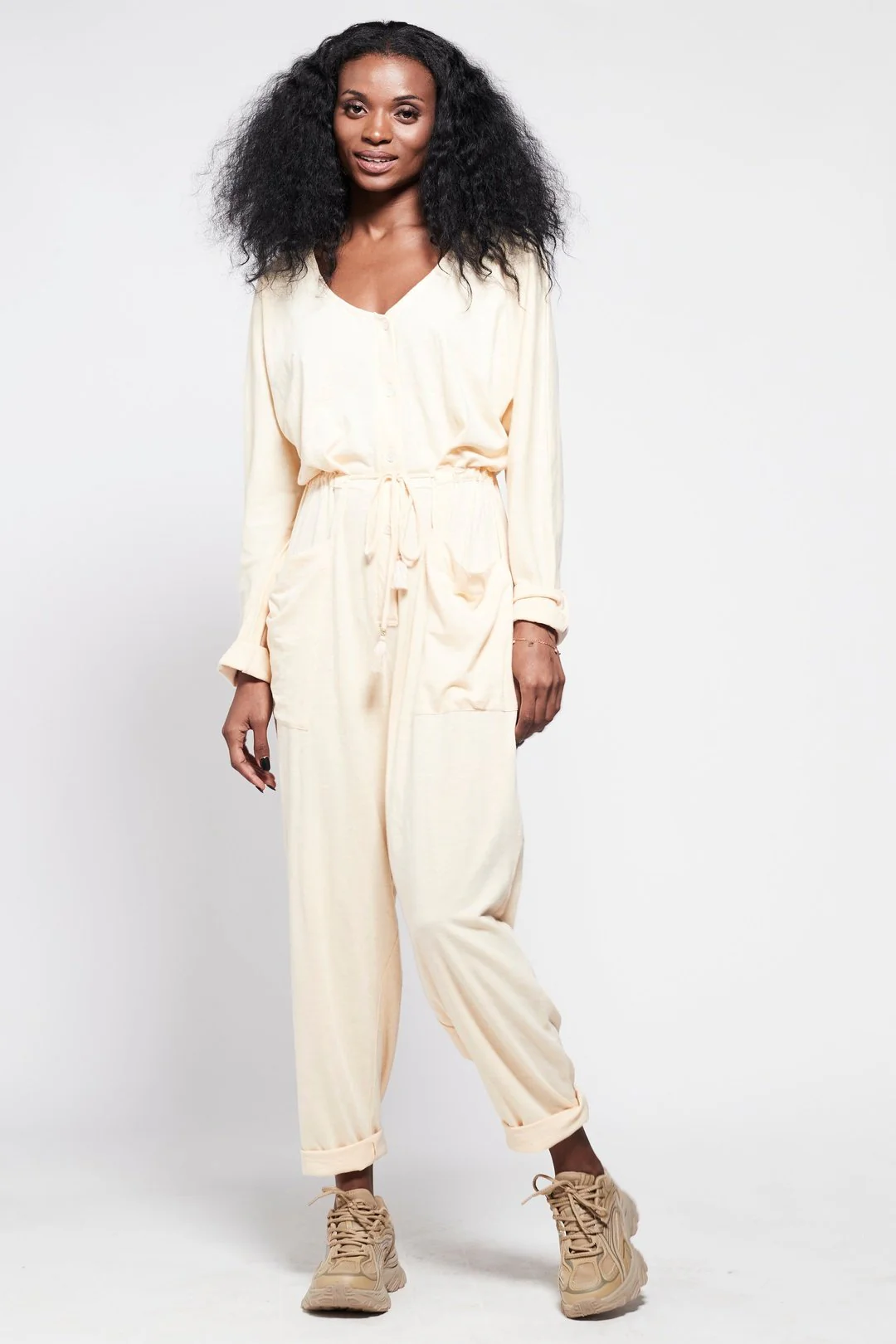 MARA Jumpsuit Sand - Image 2
