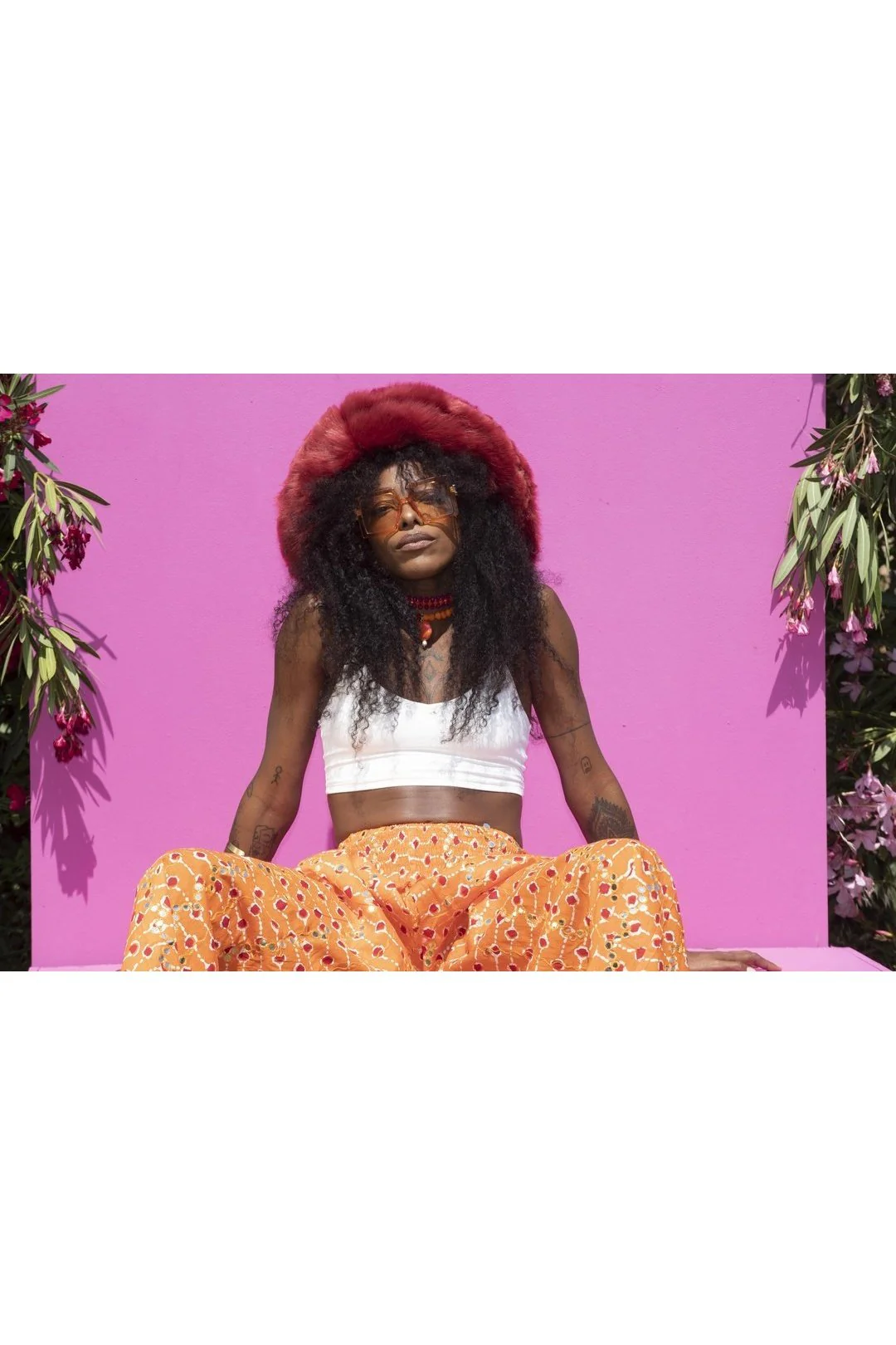 MEGA FLOOF Rust Red Lush Hat - Image 3