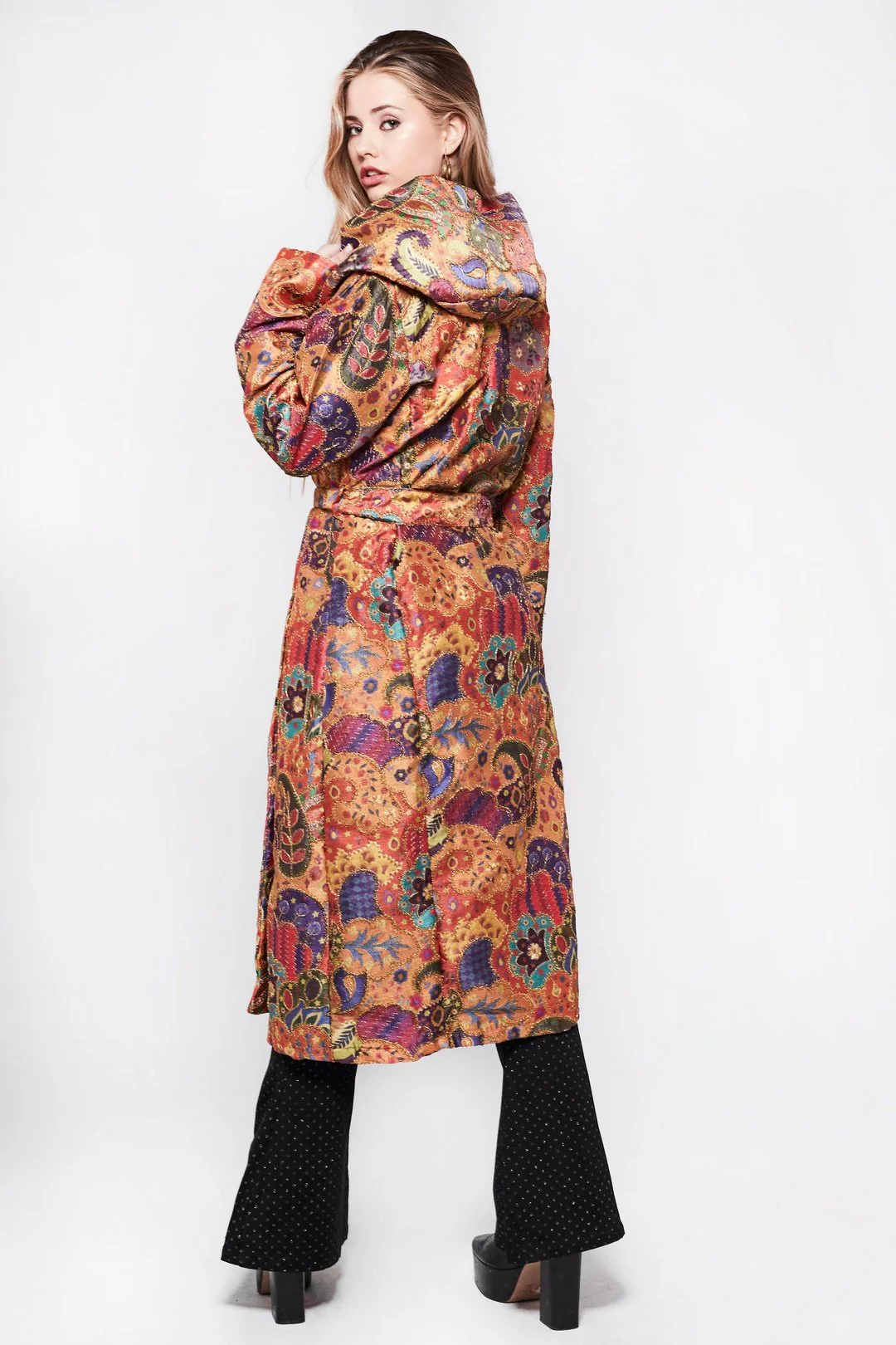 ATZI Hooded Coat in Indian Dream - Image 3