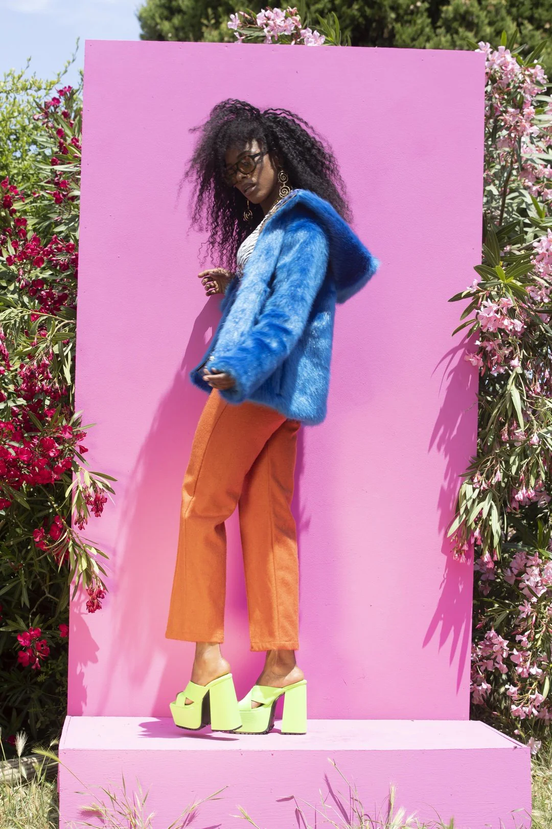 Mina Short Fur bomber jacket - Image 5