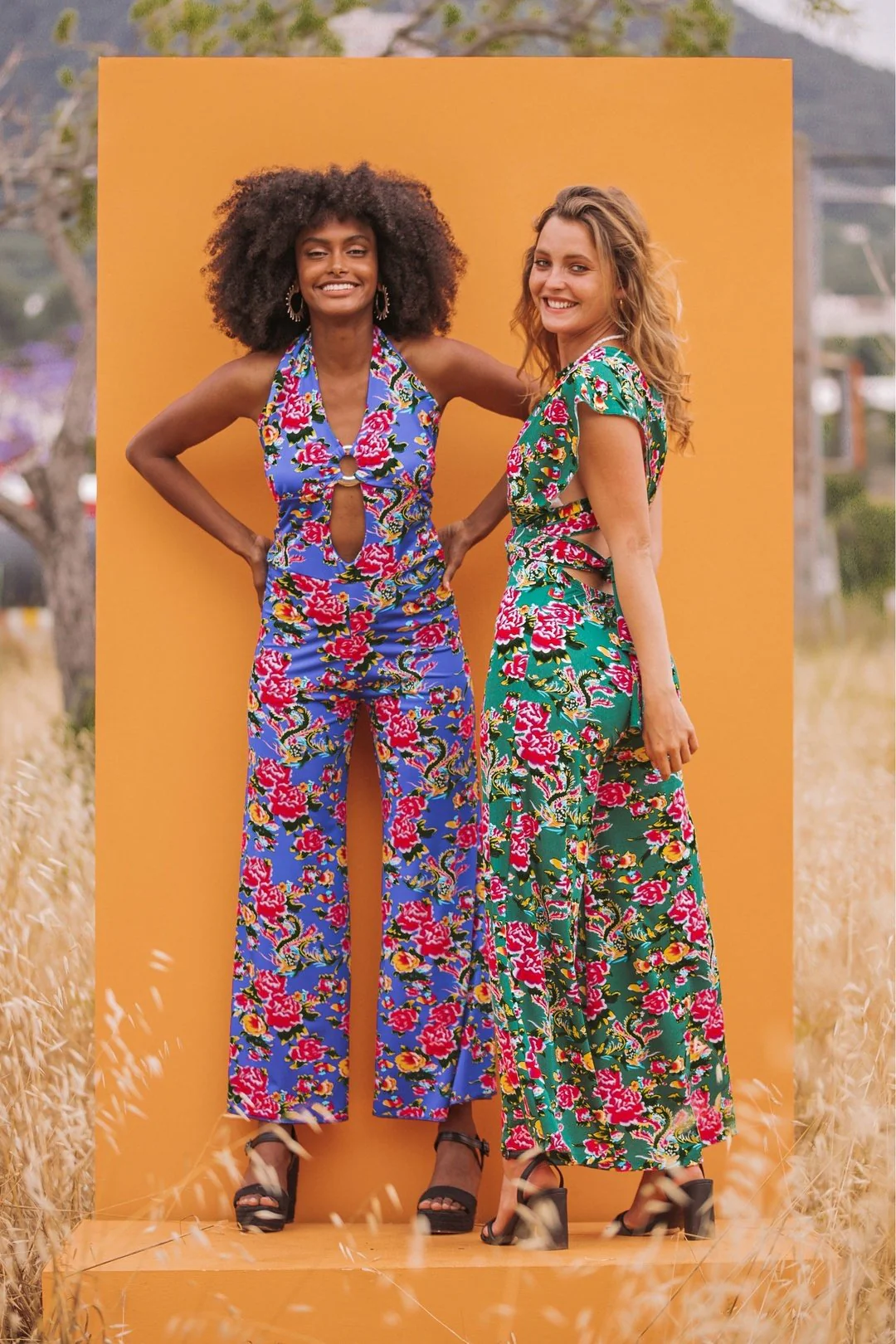 LARA Jumpsuit - Blue Dragon - Image 3