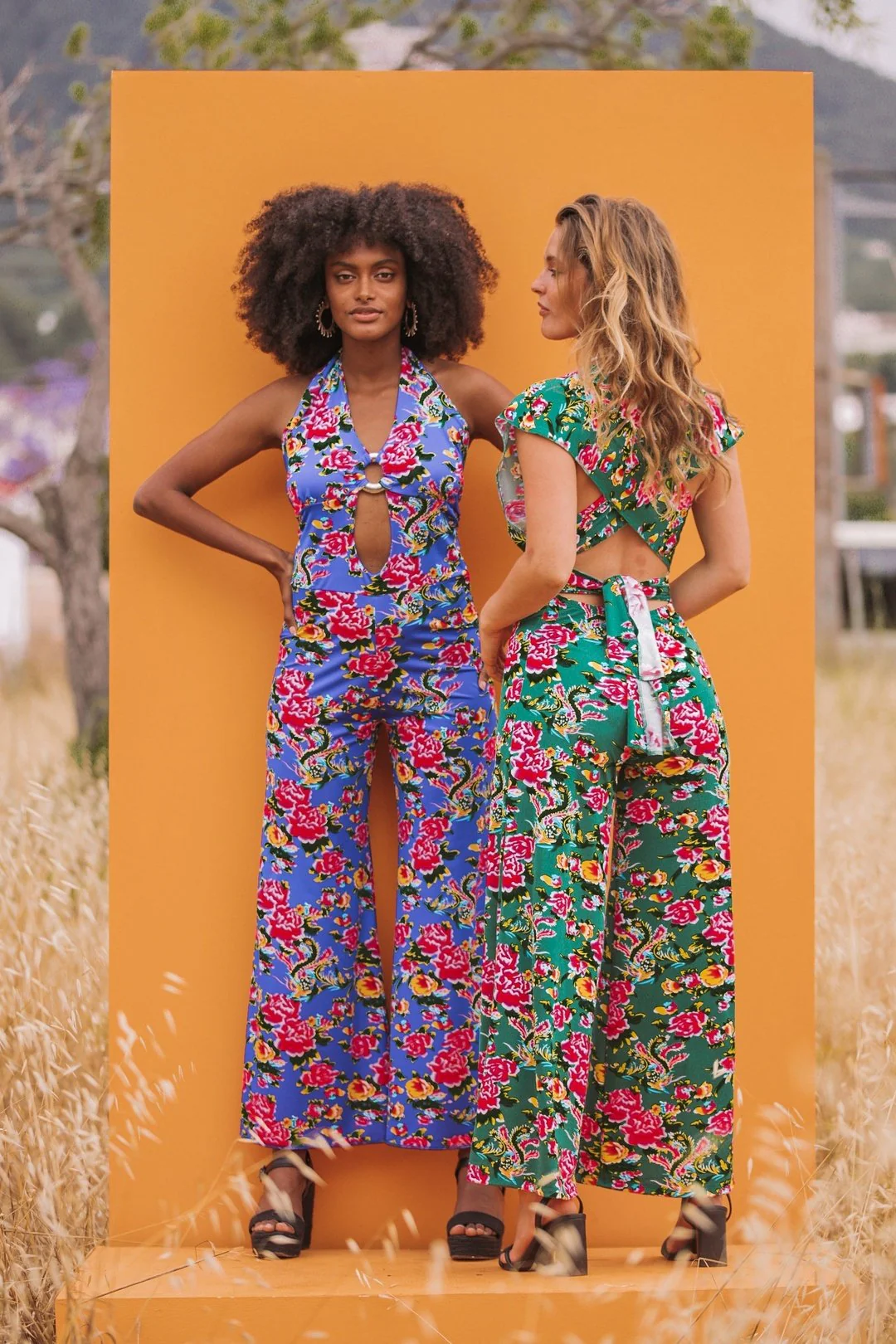 LARA Jumpsuit - Blue Dragon - Image 4