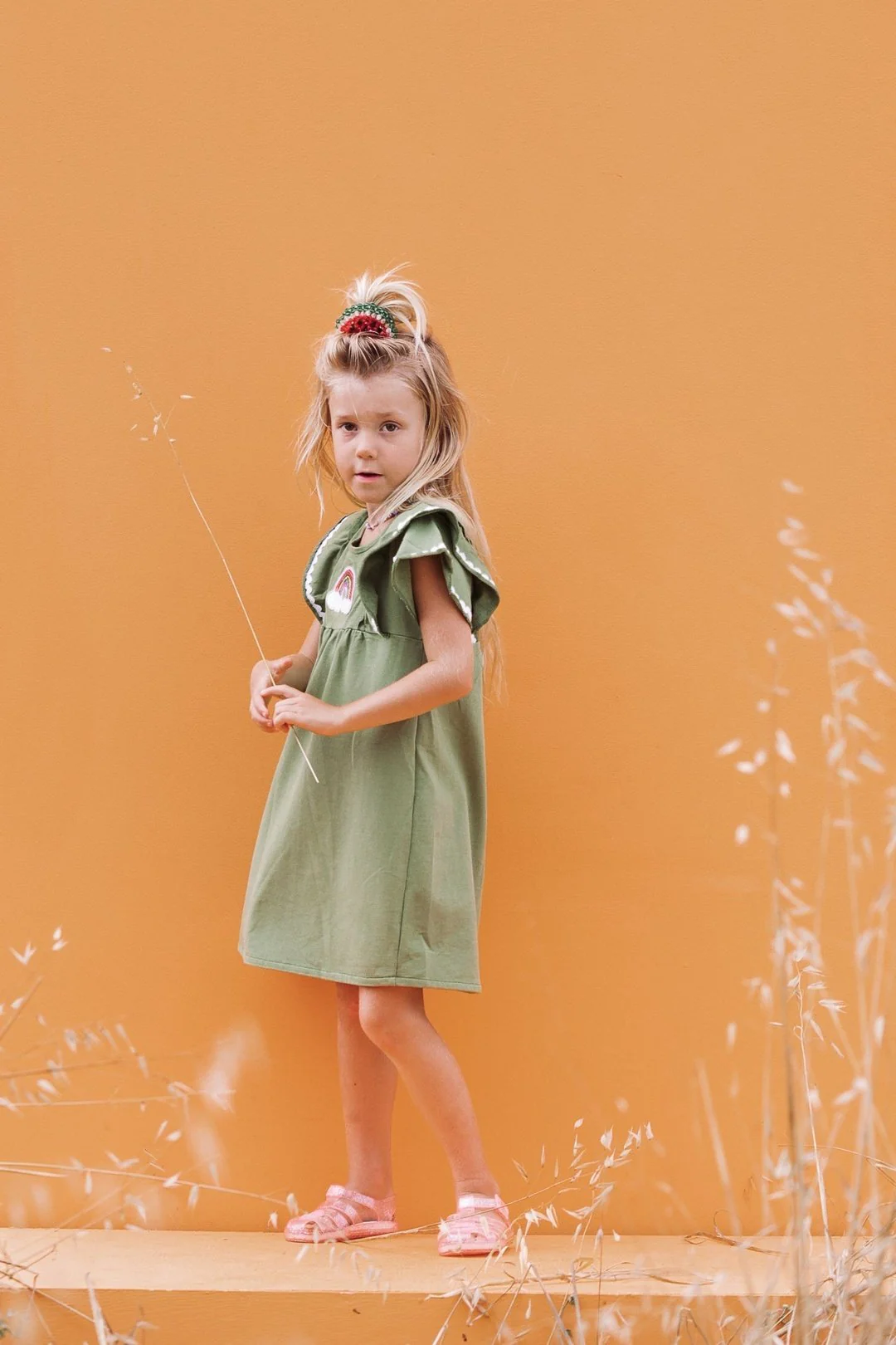 OVER THE RAINBOW Dress - Green - Image 3