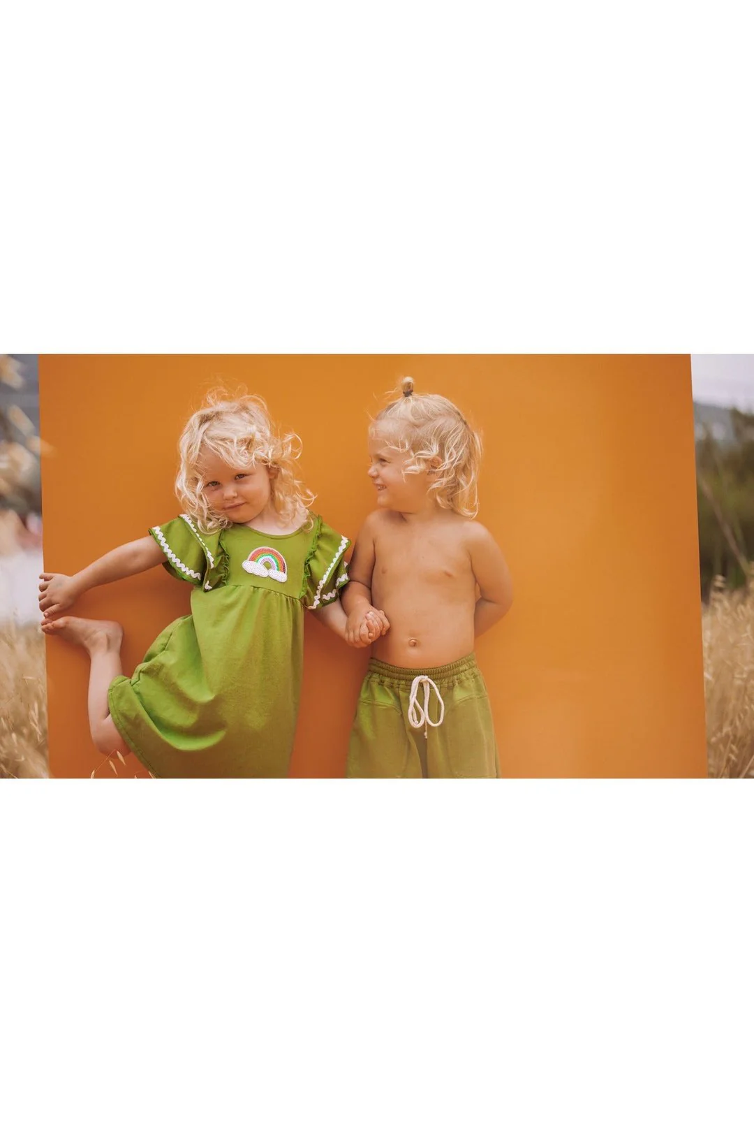 OVER THE RAINBOW Dress - Green - Image 9