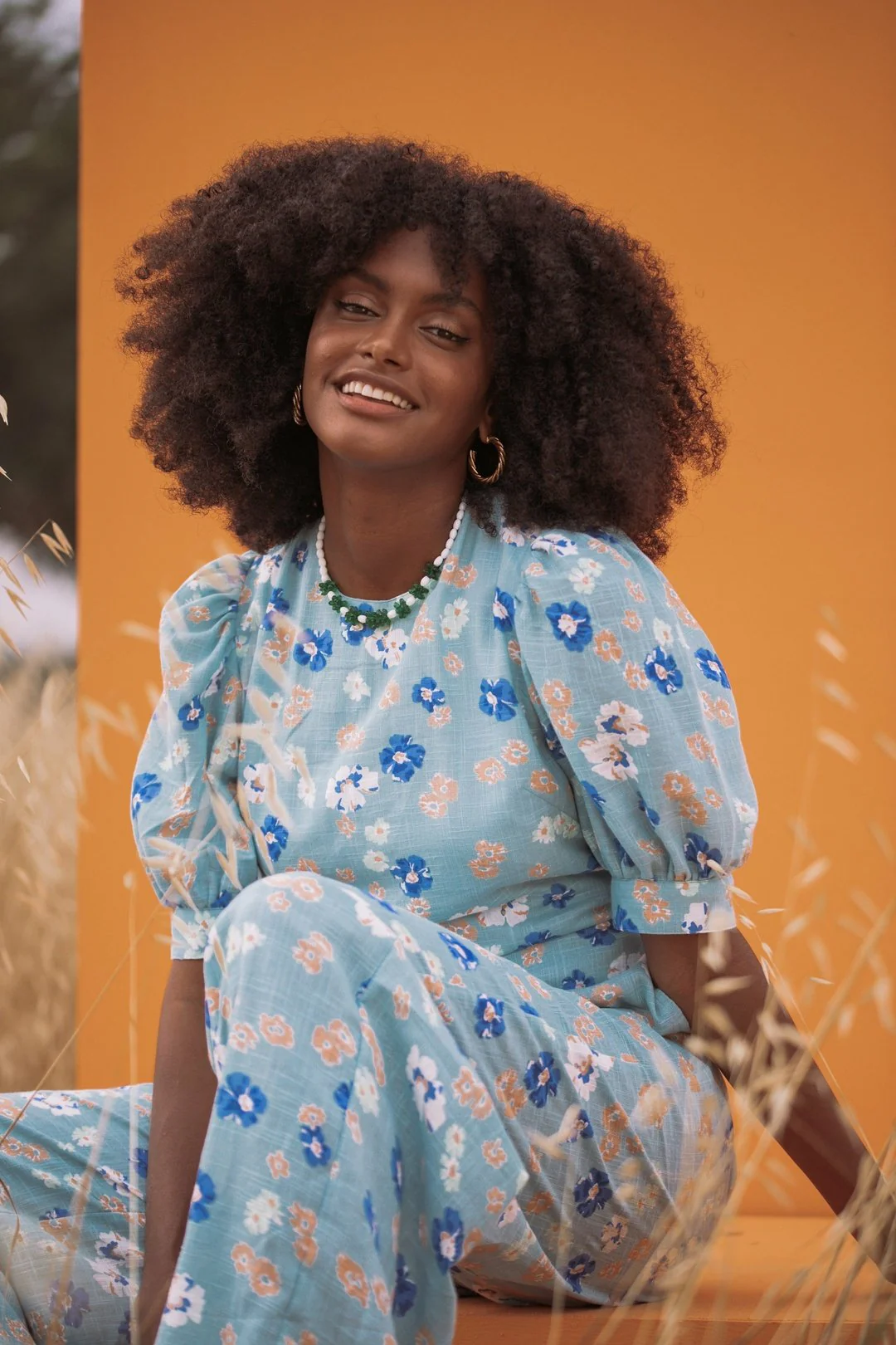 FORGET ME NOT - Blue Linen Jumpsuit - Image 3