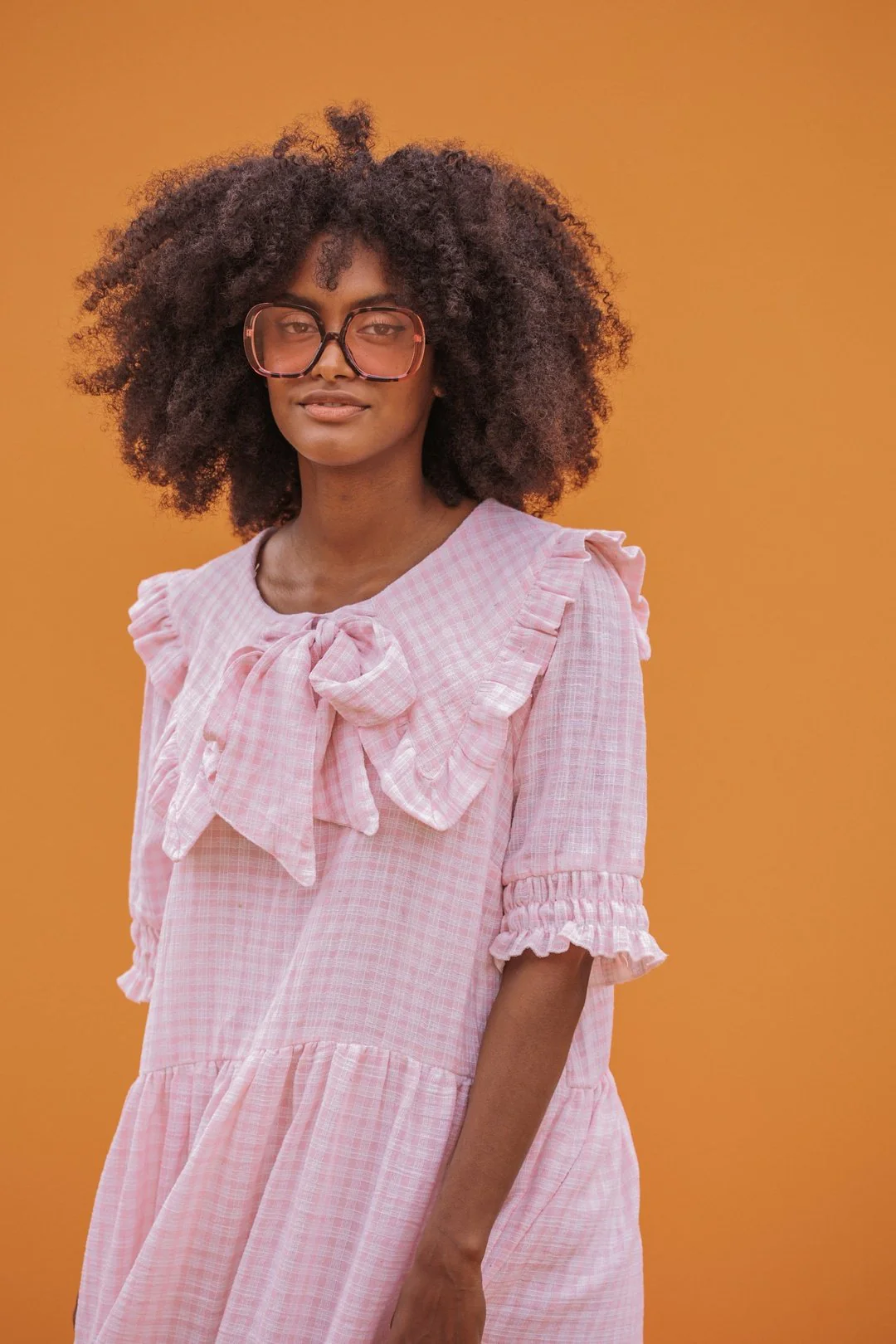 DOROTHY Dress - Pink Gingham - Image 3