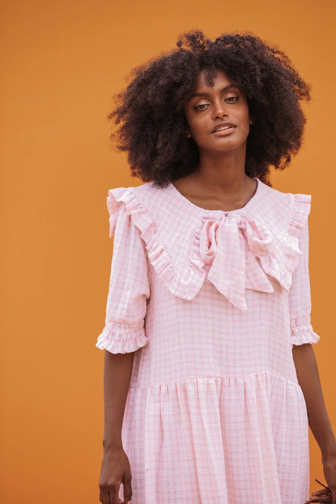 DOROTHY Dress - Pink Gingham - Image 4