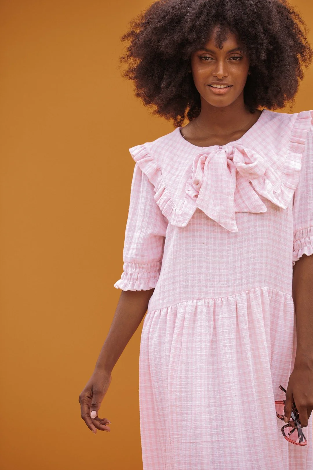 DOROTHY Dress - Pink Gingham - Image 5