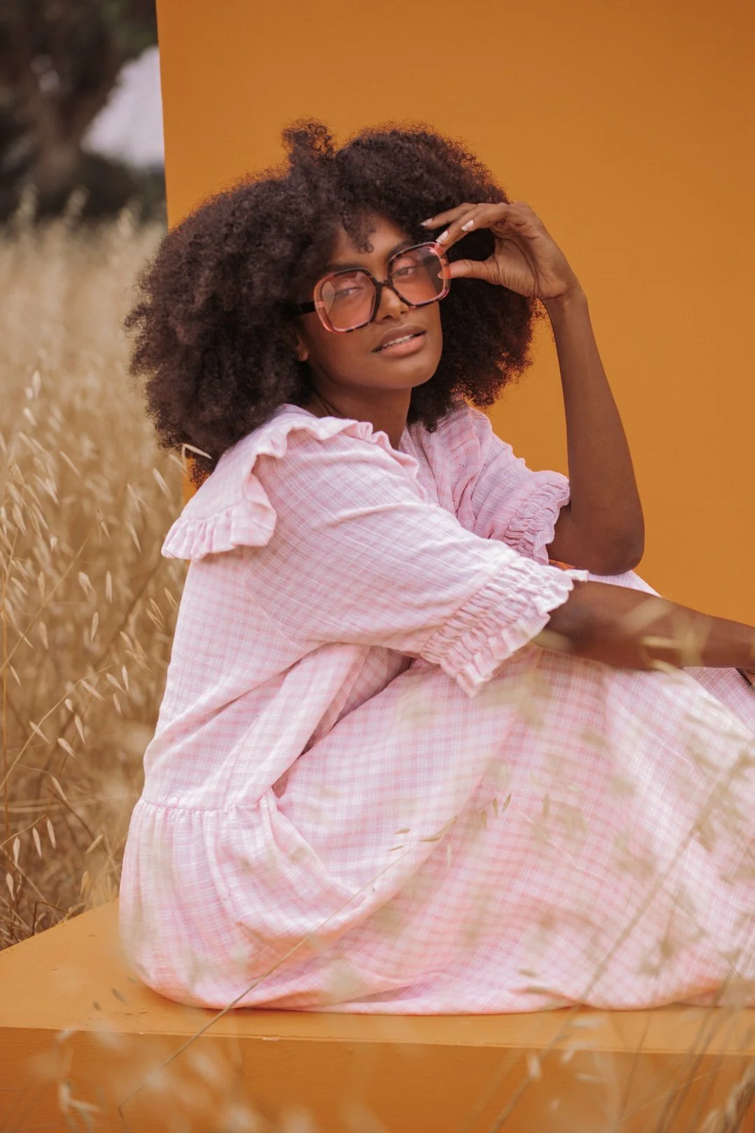DOROTHY Dress - Pink Gingham - Image 6