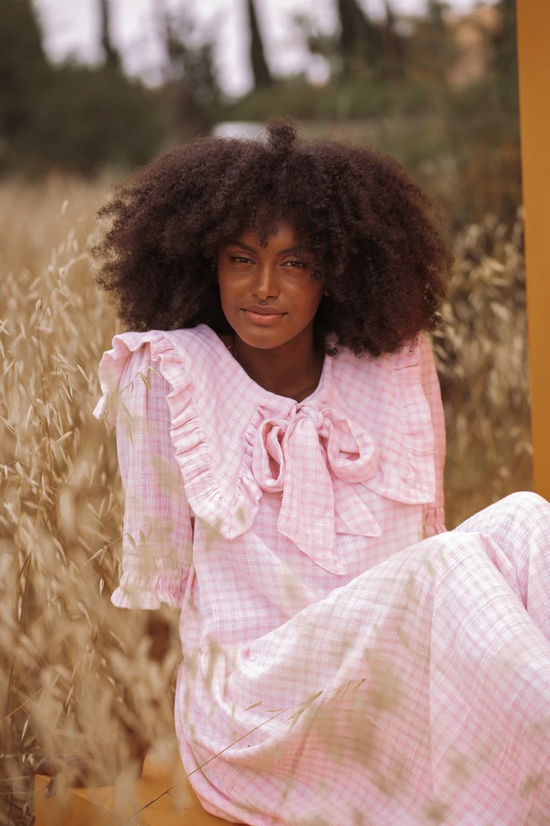 DOROTHY Dress - Pink Gingham - Image 7