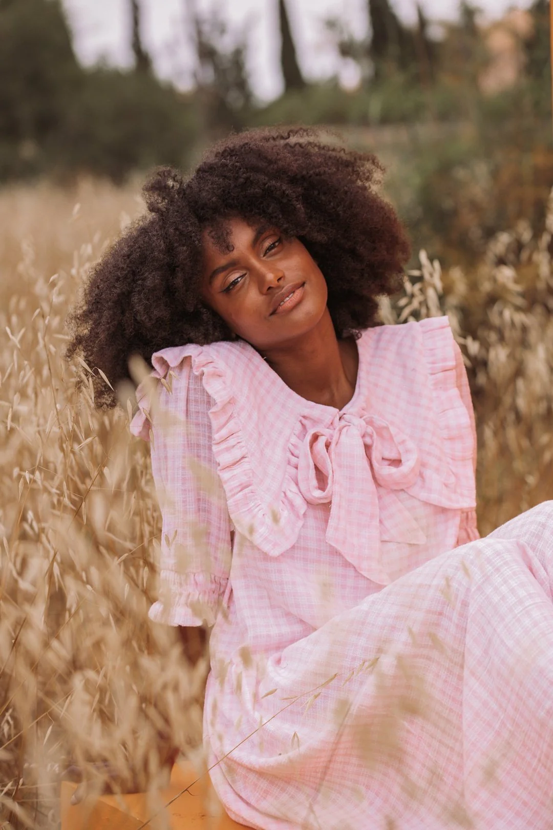 DOROTHY Dress - Pink Gingham - Image 8