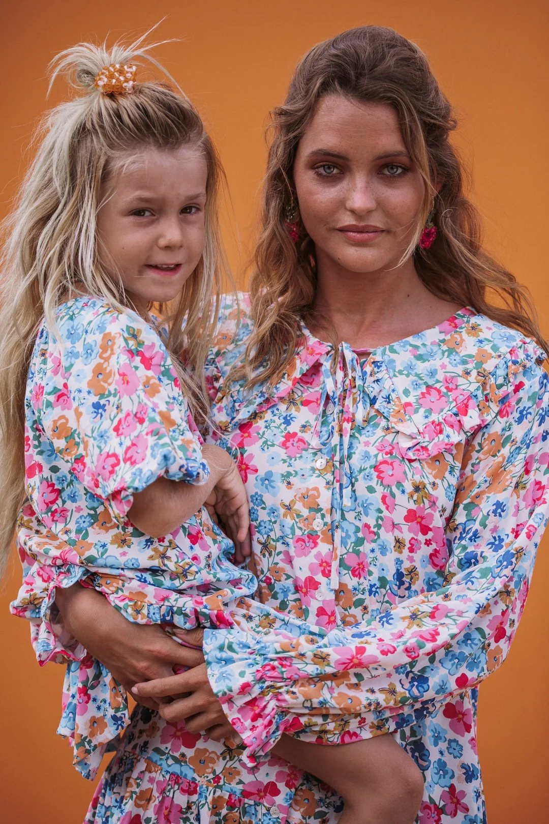 ELSIE Floral Oversized Collar Dress - Image 11