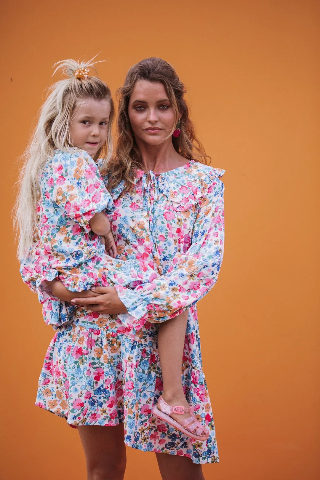 ELSIE Floral Oversized Collar Dress - Image 16