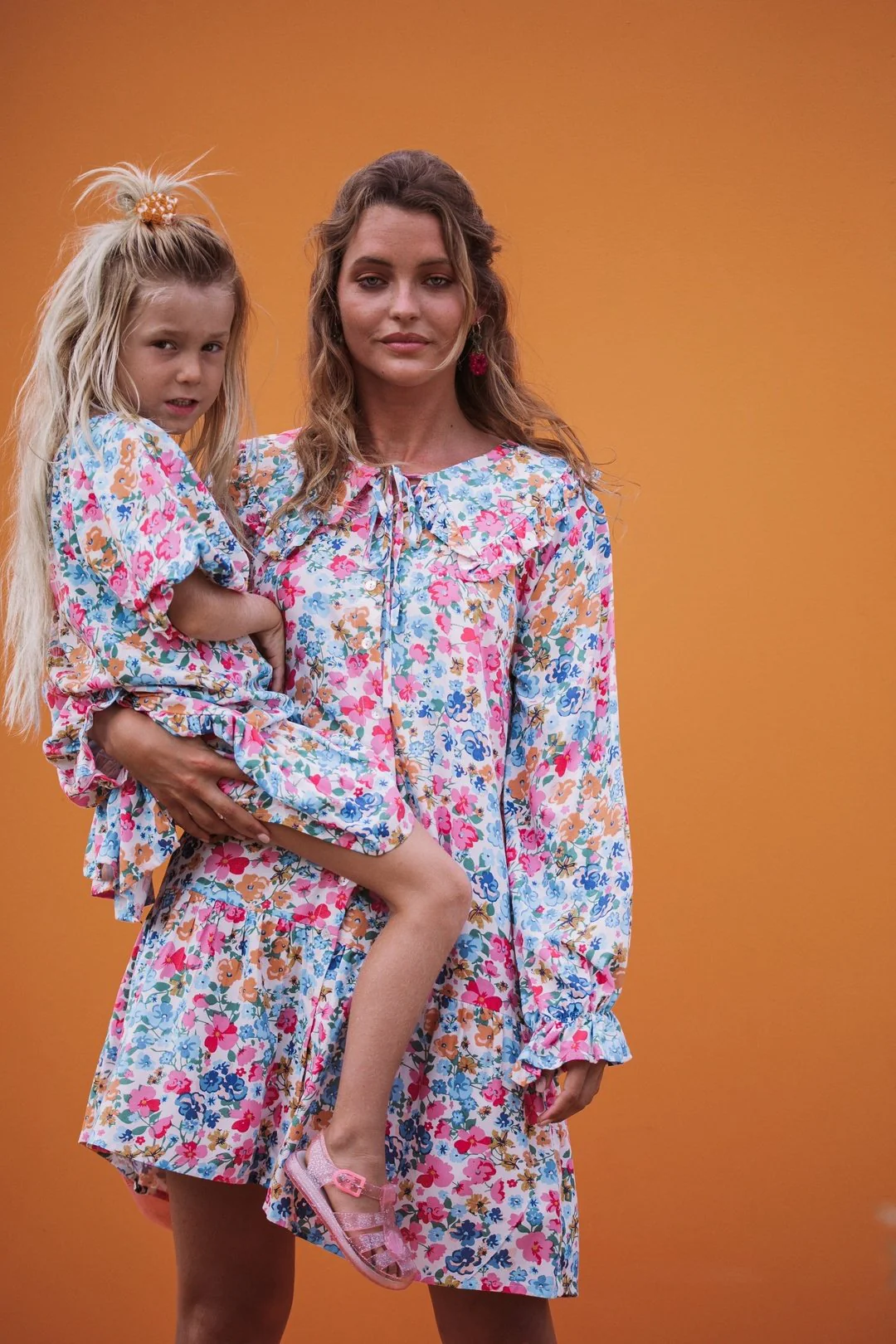 ELSIE Floral Oversized Collar Dress - Image 5