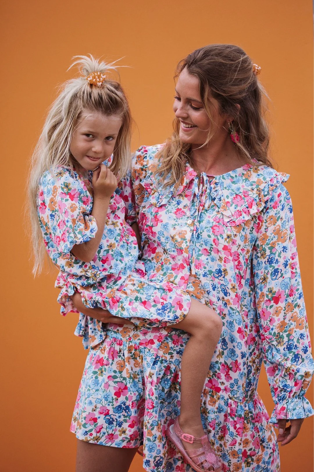 ELSIE Floral Oversized Collar Dress - Image 9