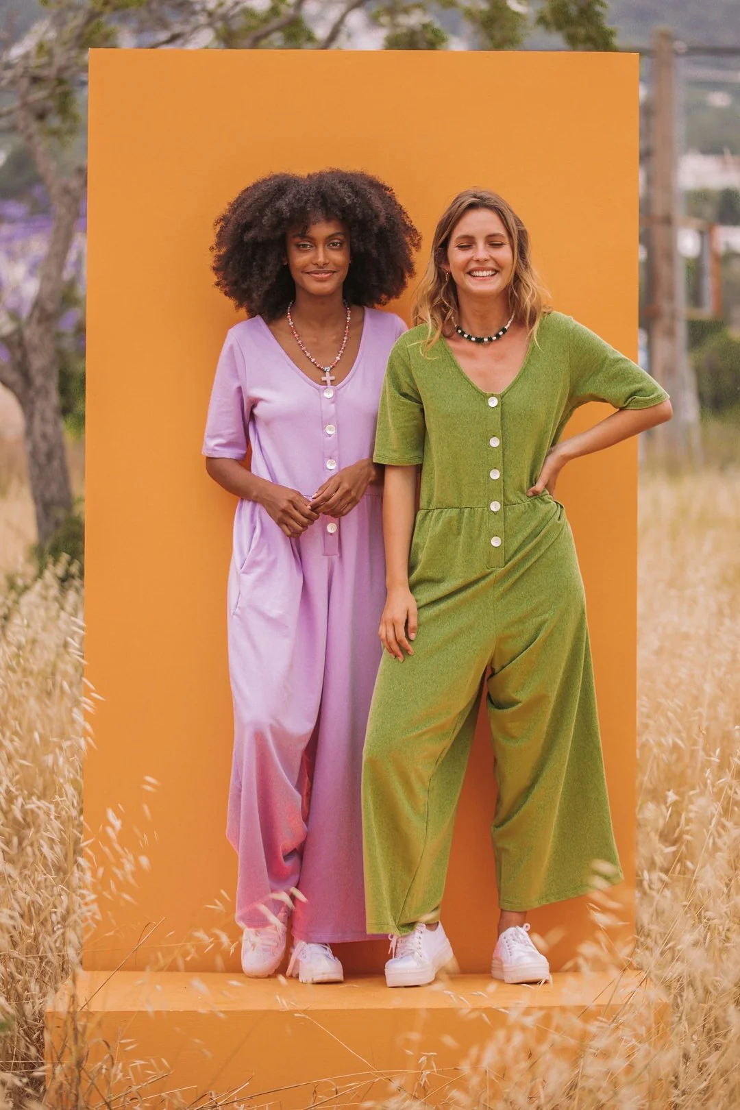SUZY SLOUCHY Jersey Jumpsuit - Lavender - Image 3