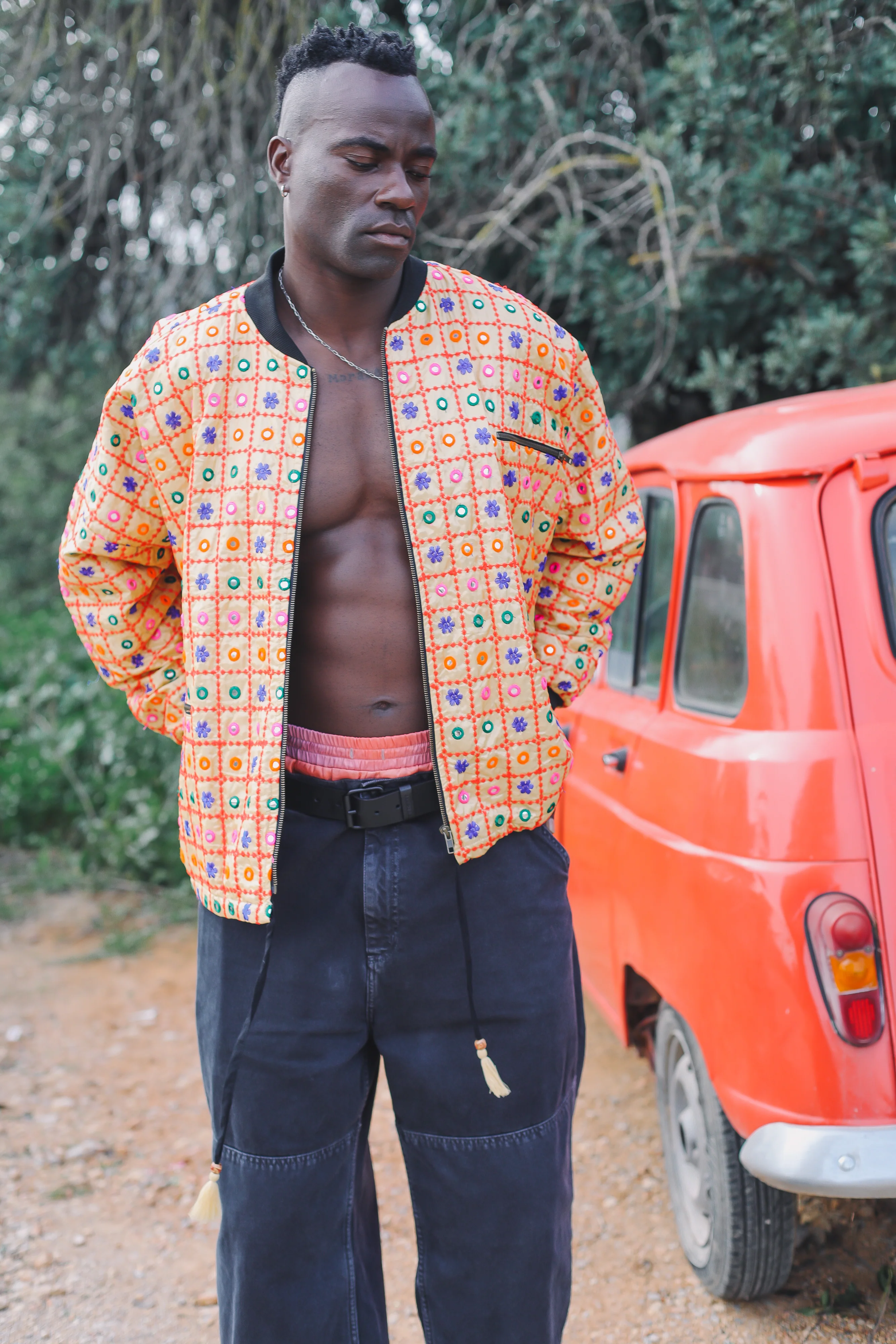 Noah Bomber Jacket Cream - Image 6