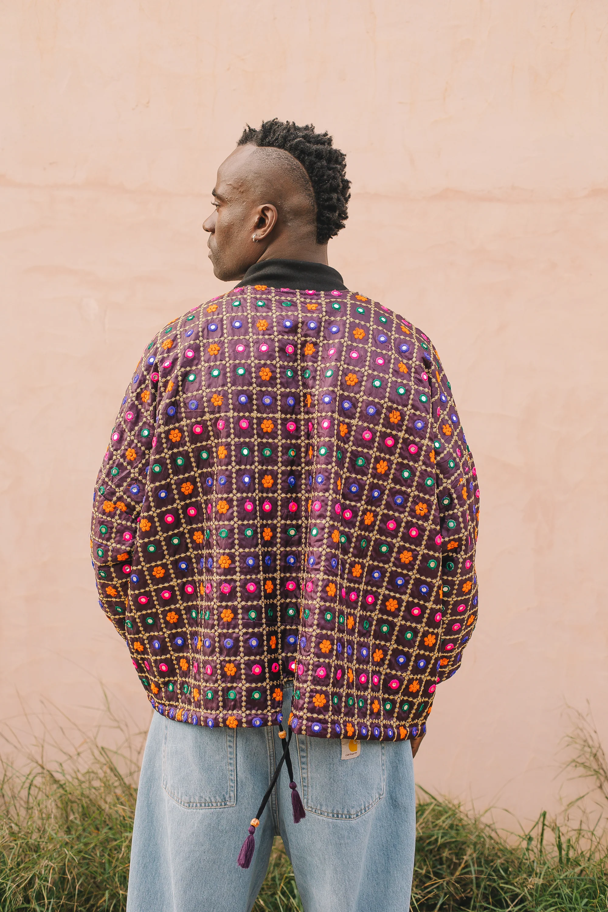 Noah Bomber Jacket Plum - Image 3