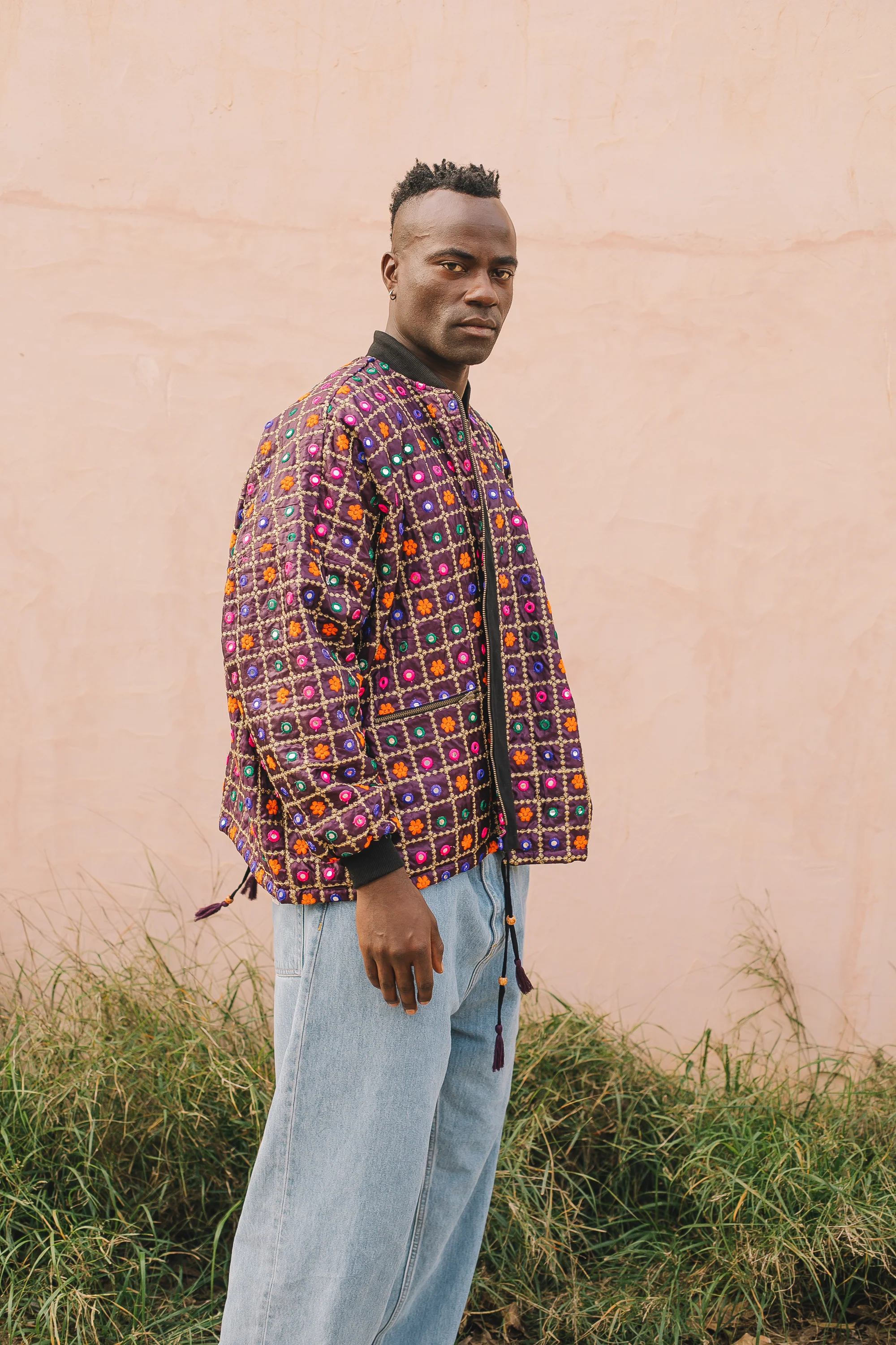 Noah Bomber Jacket Plum - Image 4
