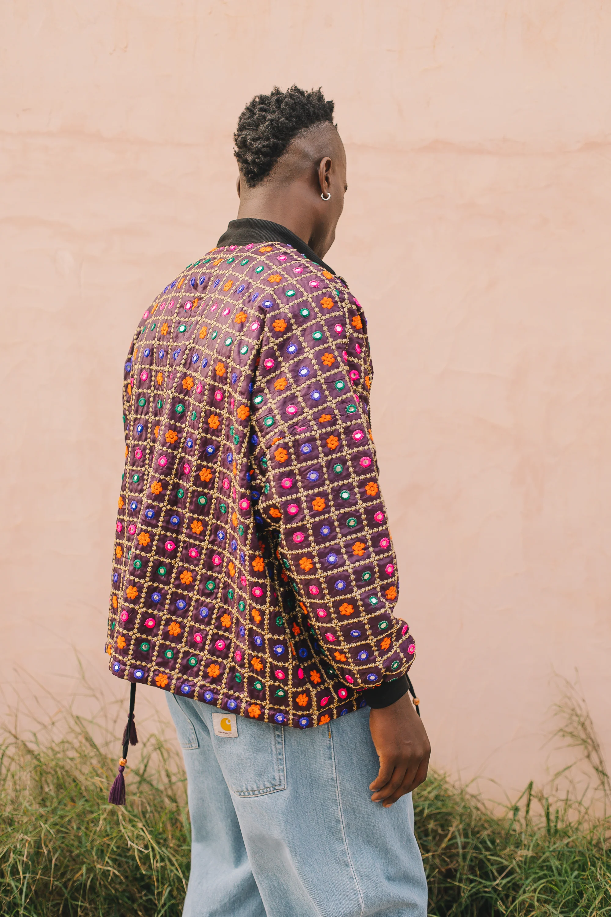 Noah Bomber Jacket Plum - Image 5