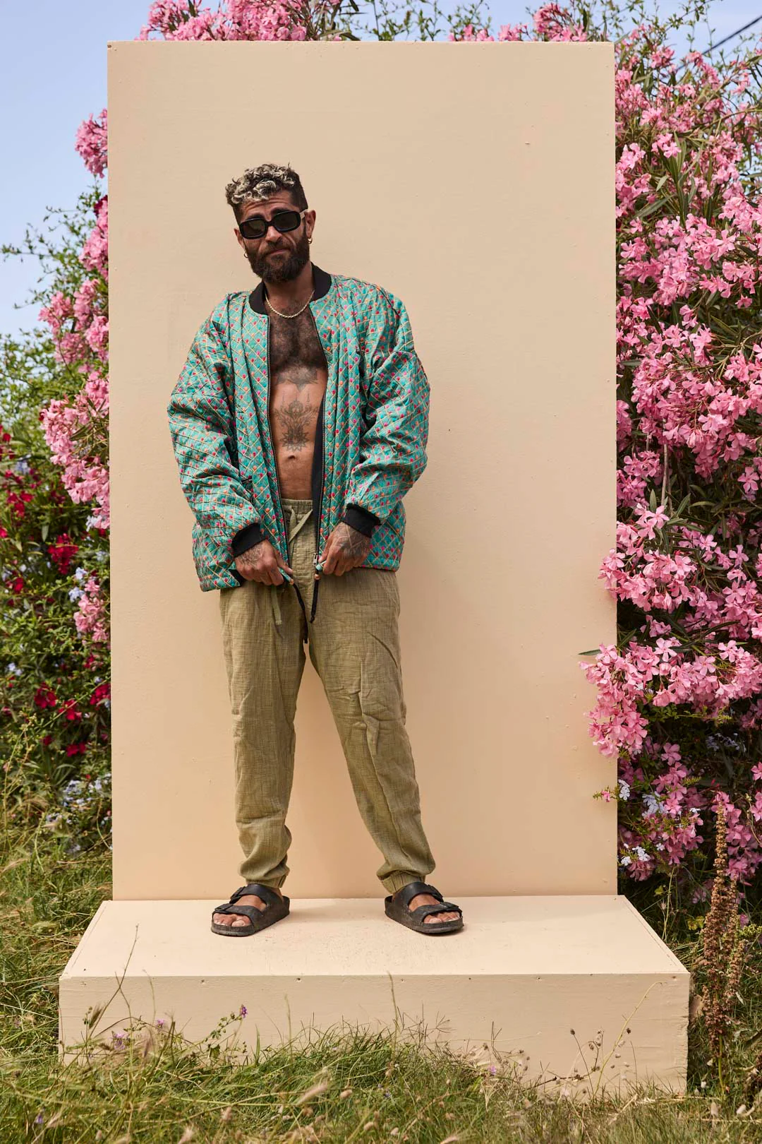 Noah Bomber Jacket Teal
