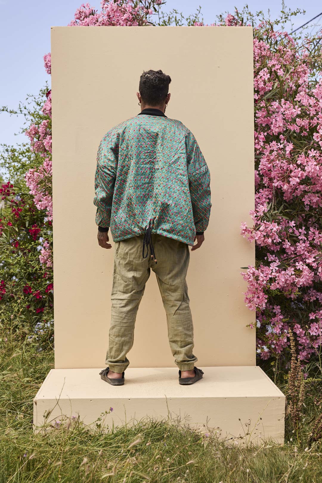 Noah Bomber Jacket Teal - Image 4