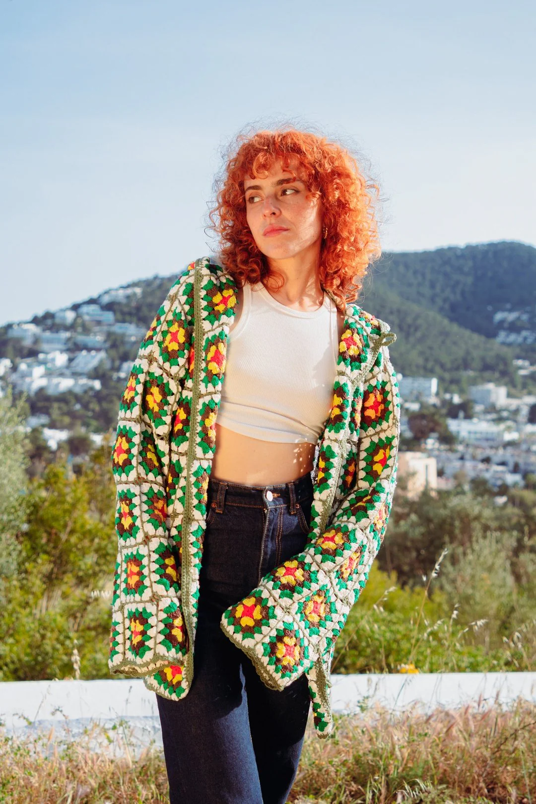 OZZIE granny square crochet hoodie - Image 5