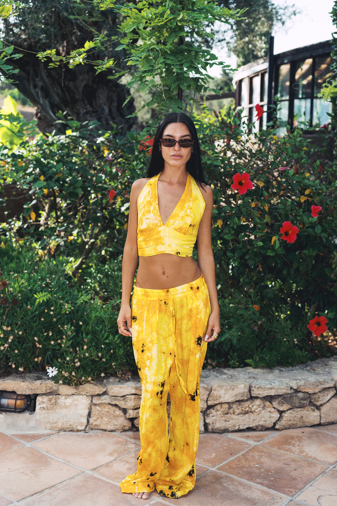 'Soleil ' LOUNGE SET Trousers - Yellow - Image 9