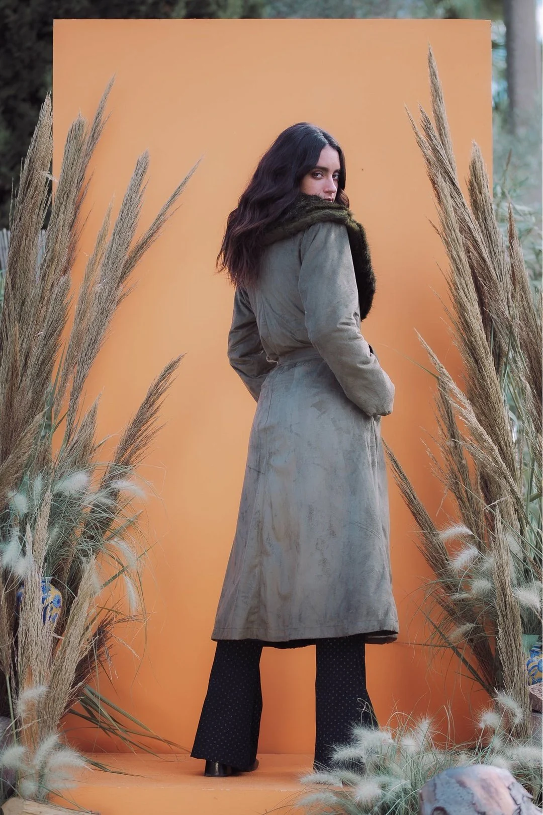THE DUCHESS Coat - Moss - Image 3