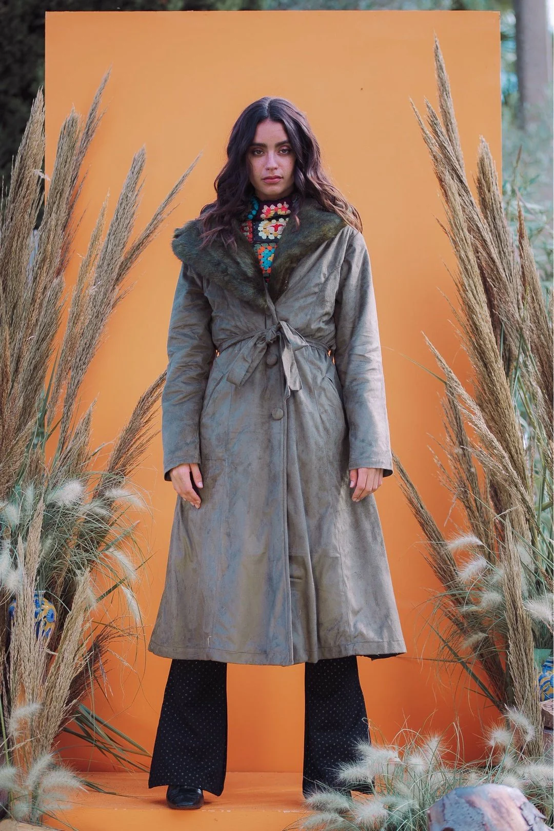 THE DUCHESS Coat - Moss - Image 4