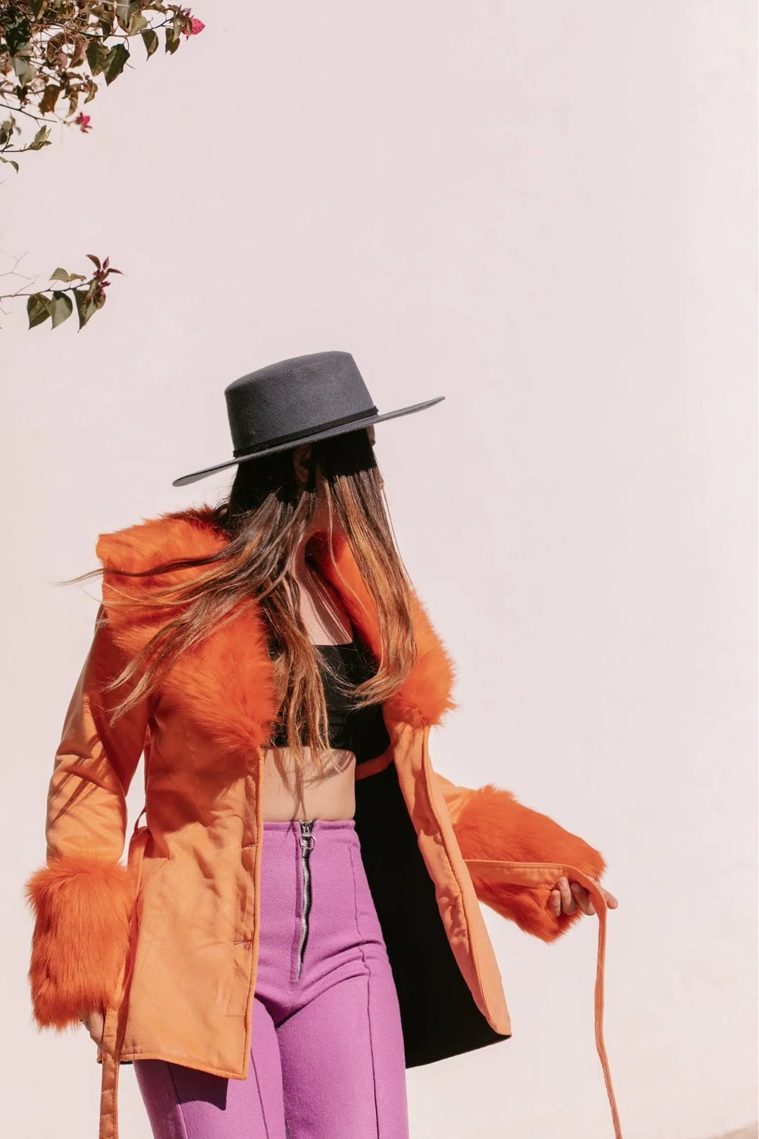 THE DUCHESS Coat Short - Tangerine - Image 11
