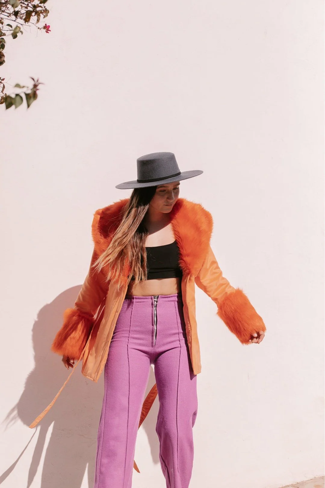 THE DUCHESS Coat Short - Tangerine - Image 12