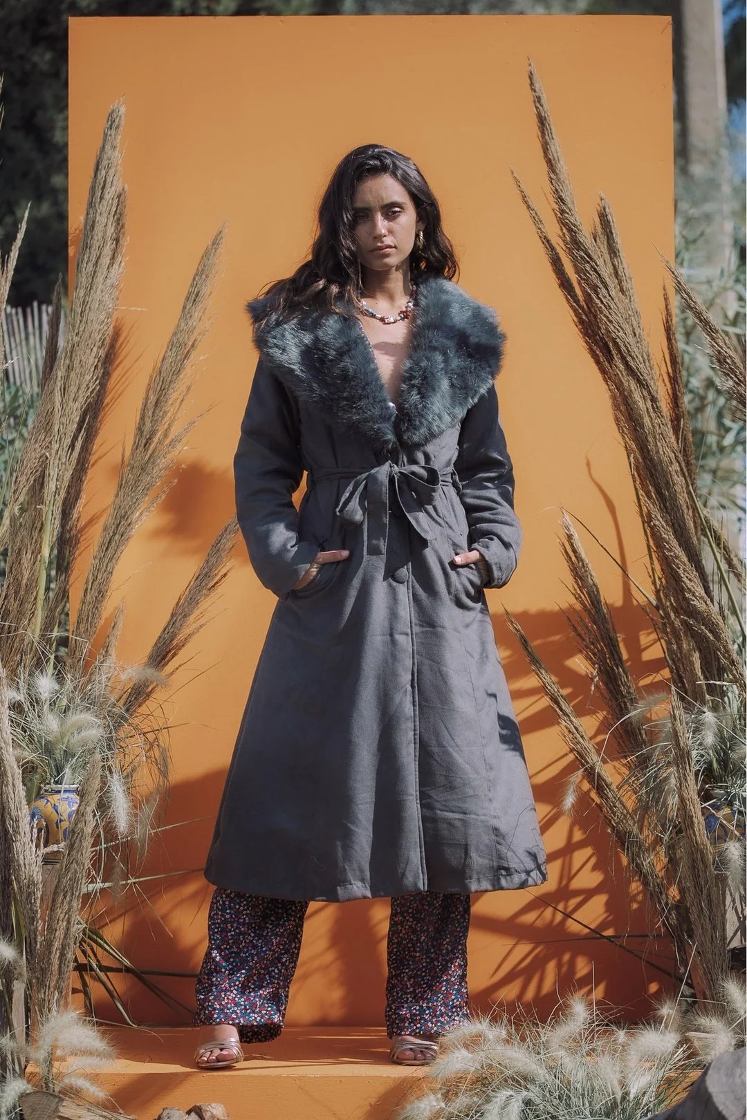 THE DUCHESS Coat - Stone - Image 4