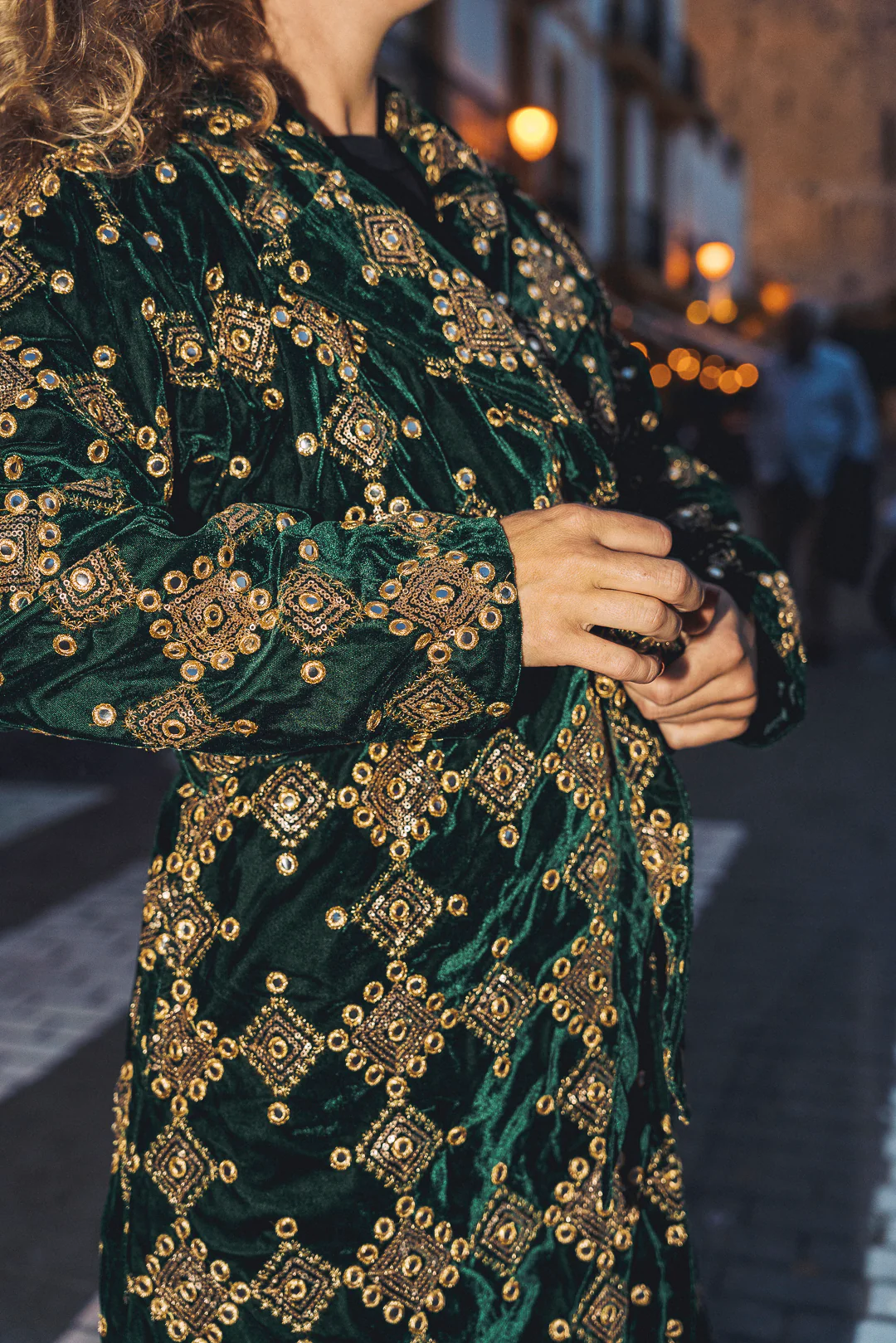 THE EMPRESS Coat - Emerald Green - Image 2