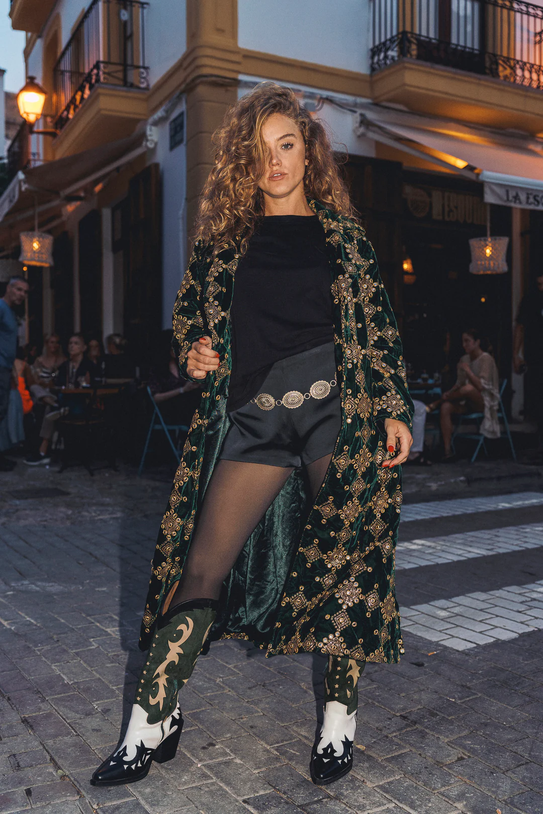THE EMPRESS Coat - Emerald Green - Image 3