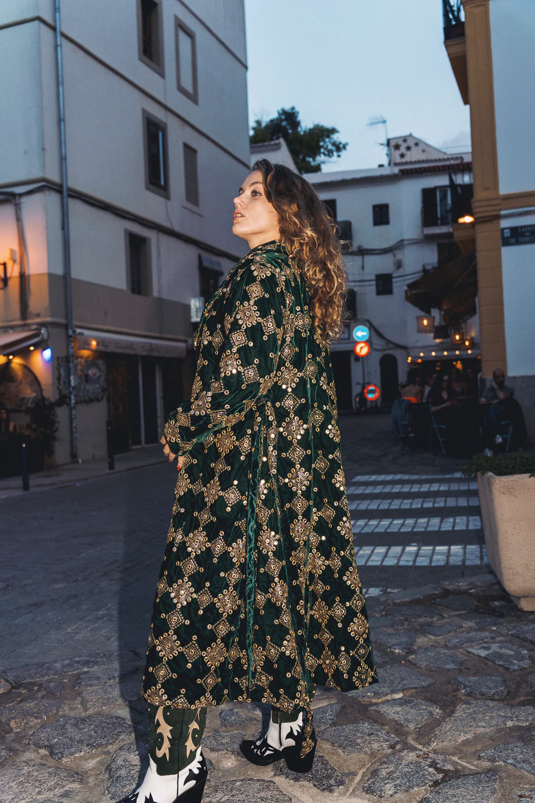 THE EMPRESS Coat - Emerald Green - Image 6