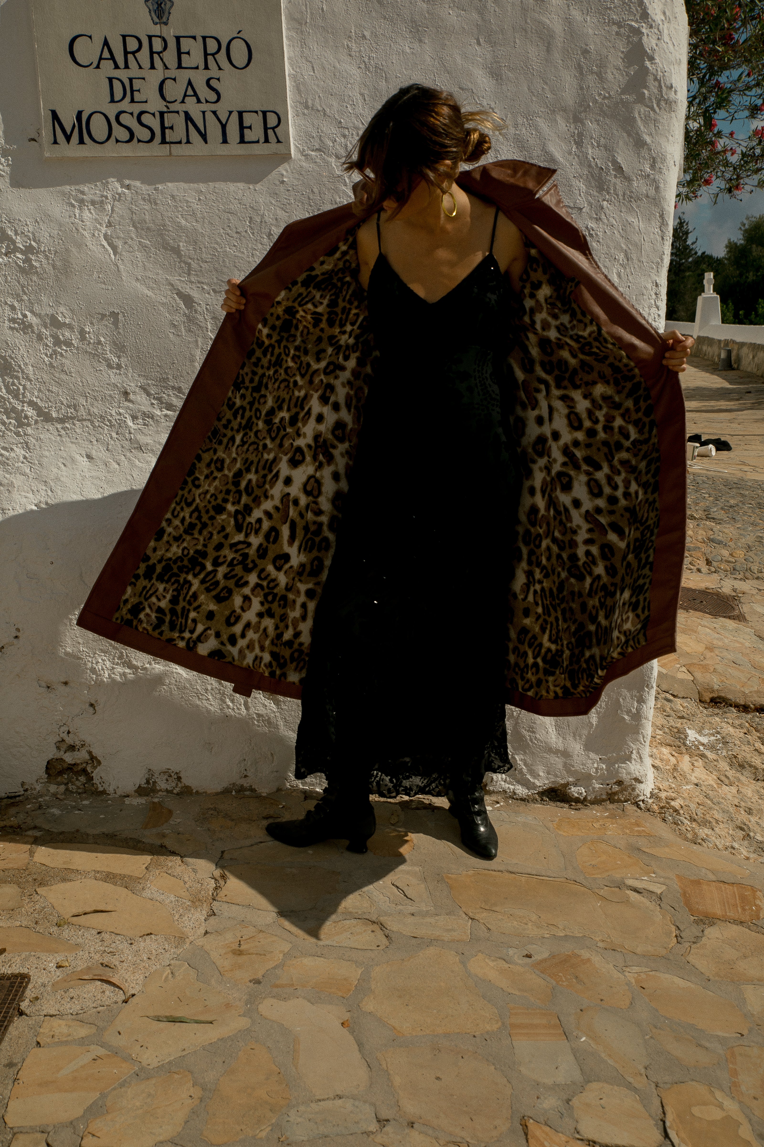 The Neo Pleather coat - Brown - Image 4