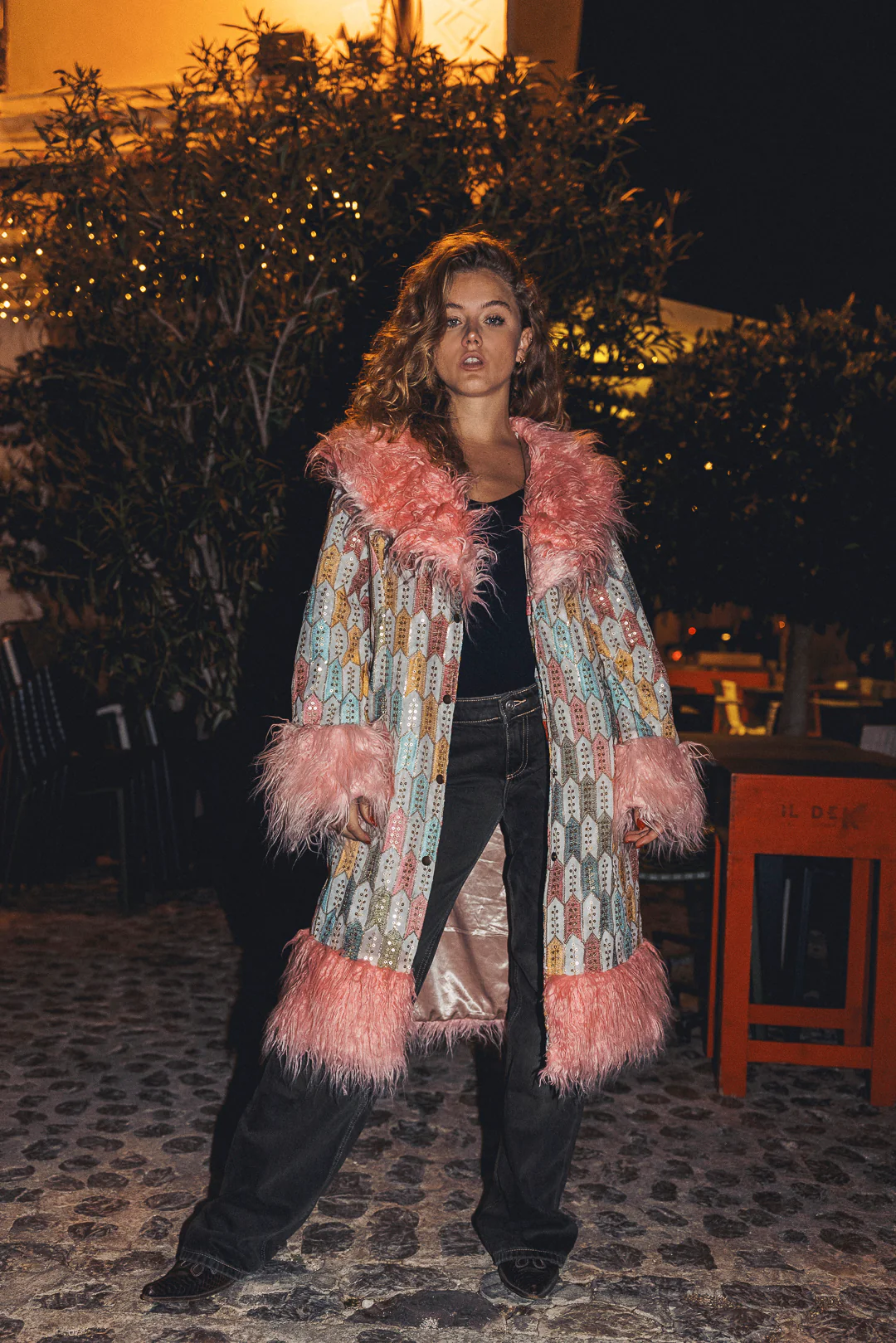 The royal Embroiderd Duchess coat - Baby Blue - Image 6