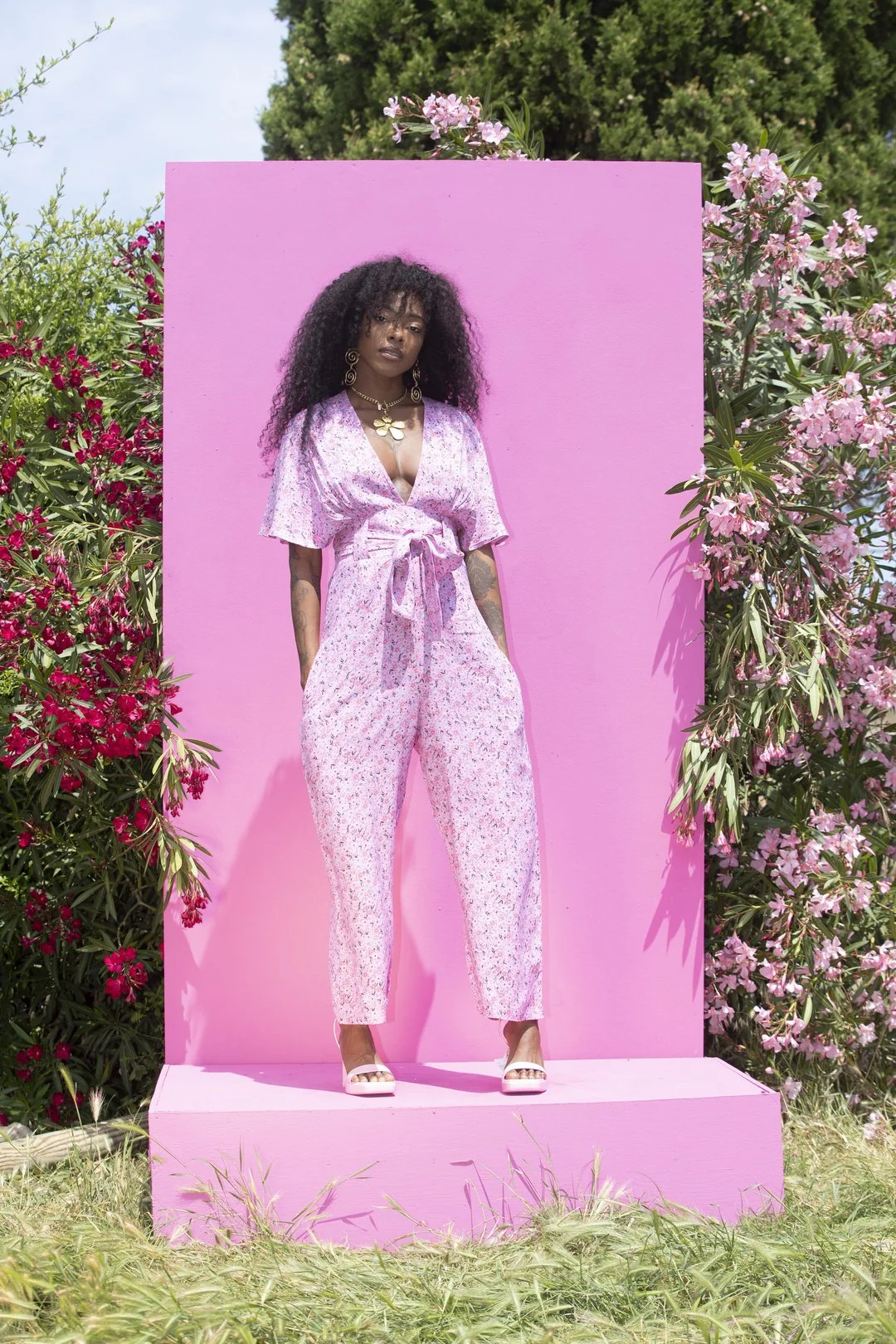 TINA Jumpsuit Pink Soda - Image 3