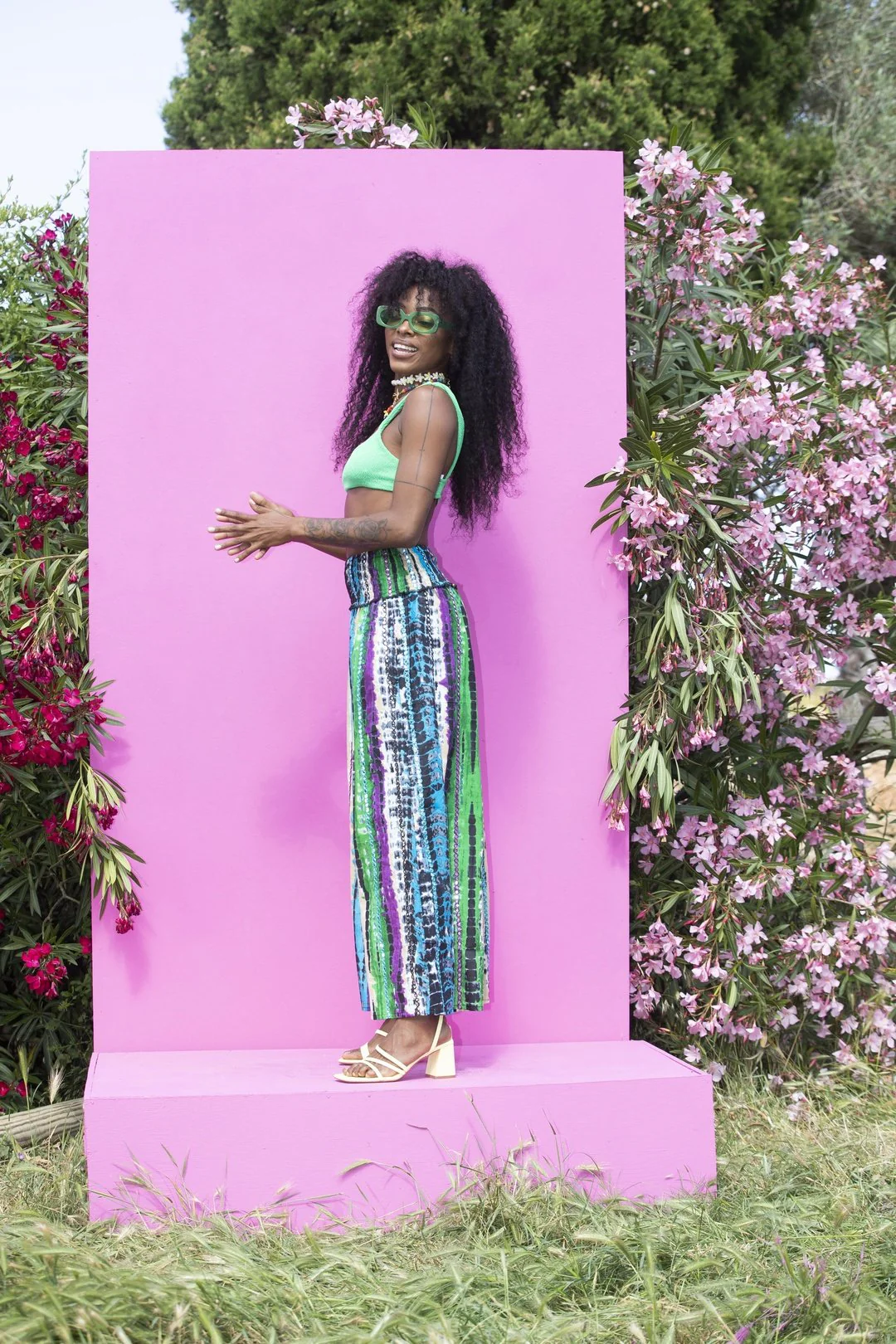 Wide Boi Pants - Multi Tiedye mirror - Image 3