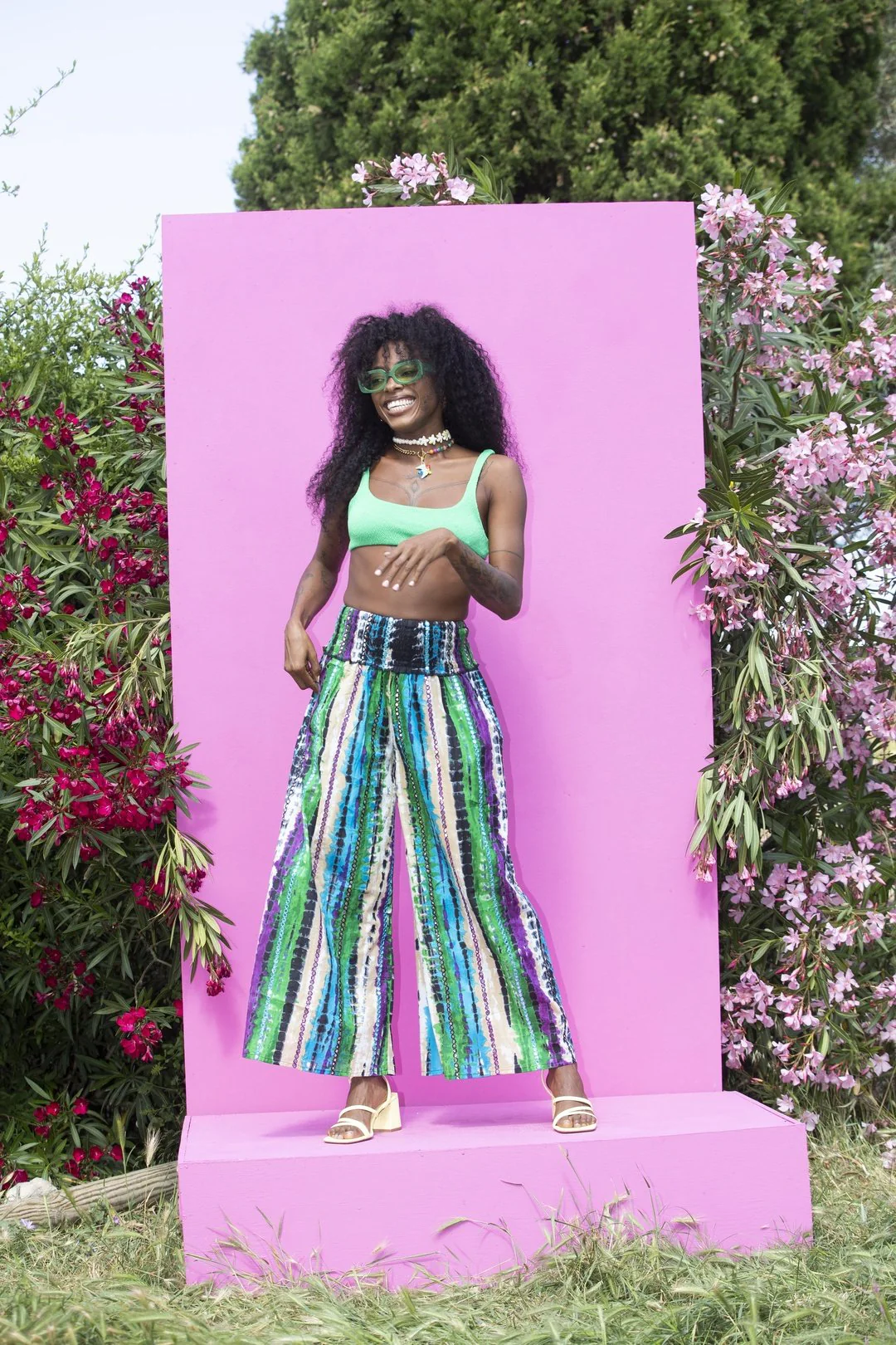 Wide Boi Pants - Multi Tiedye mirror - Image 4