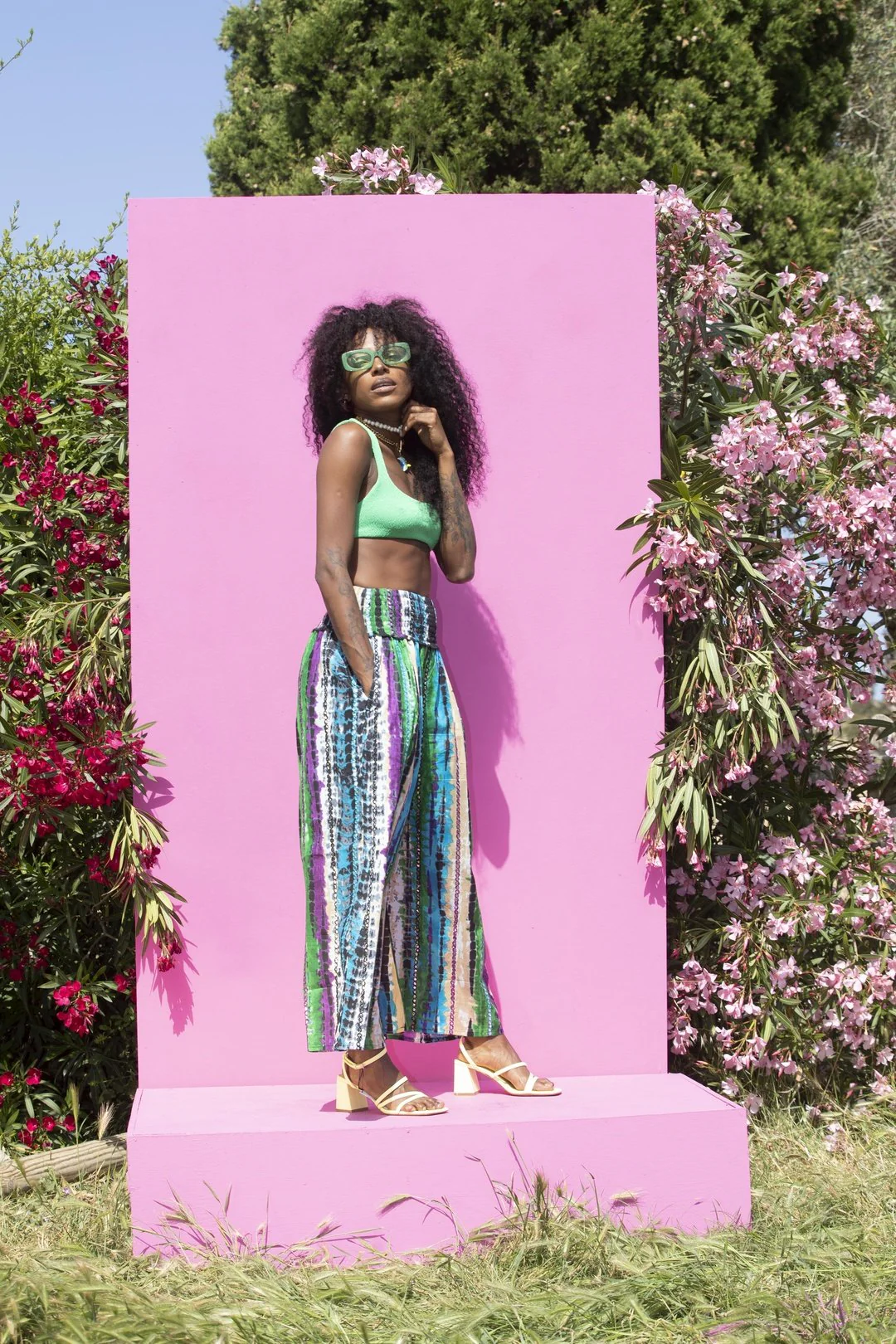 Wide Boi Pants - Multi Tiedye mirror - Image 7