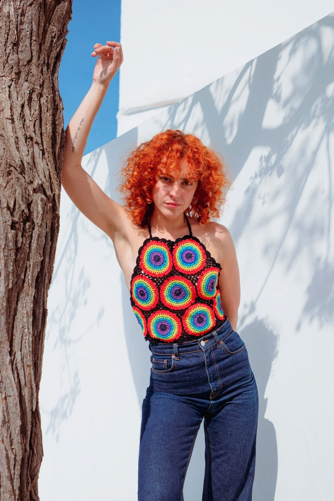Woodstock crochet Halter - Black - Image 6