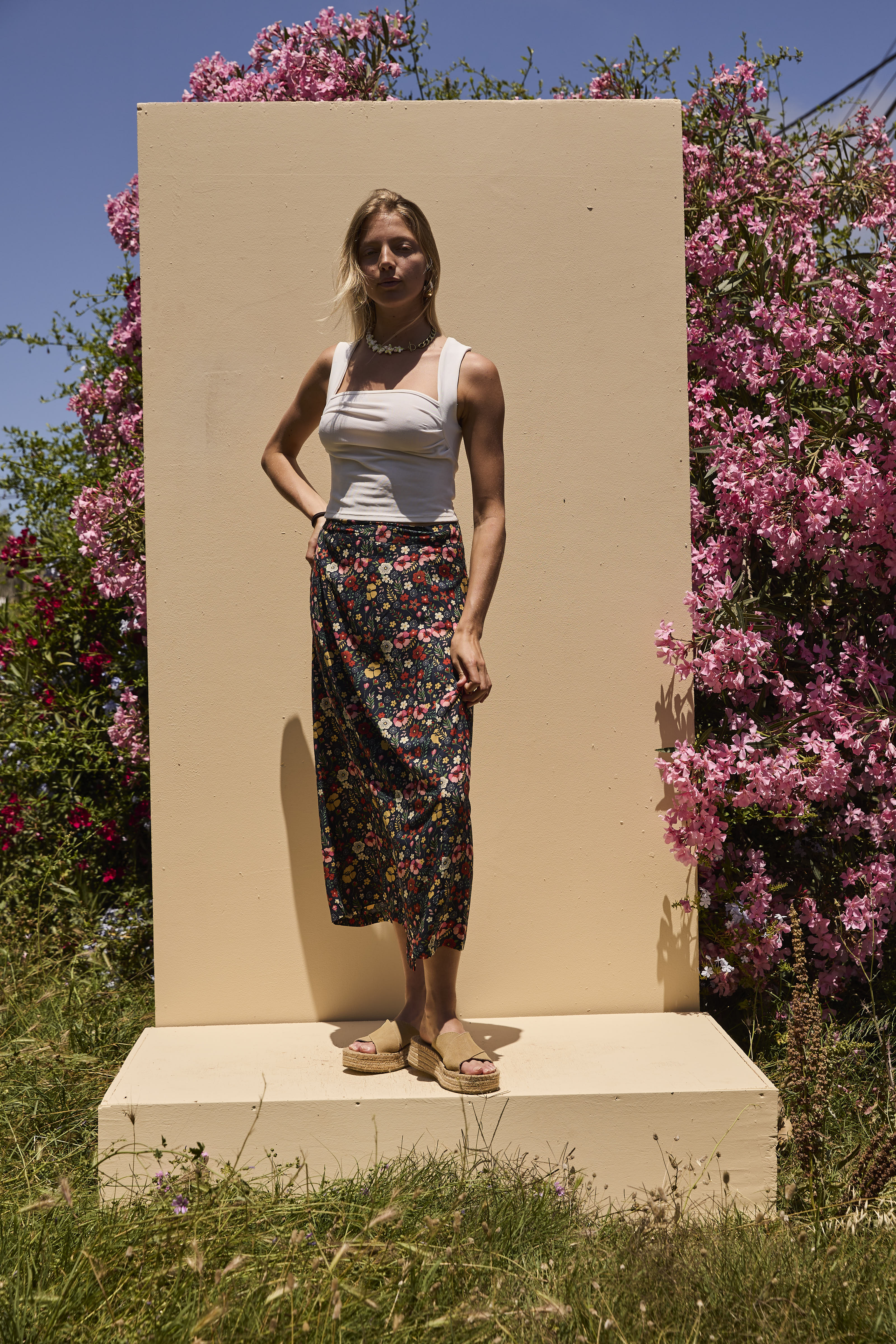 WRAP Skirt long - Mix Floral - Image 2