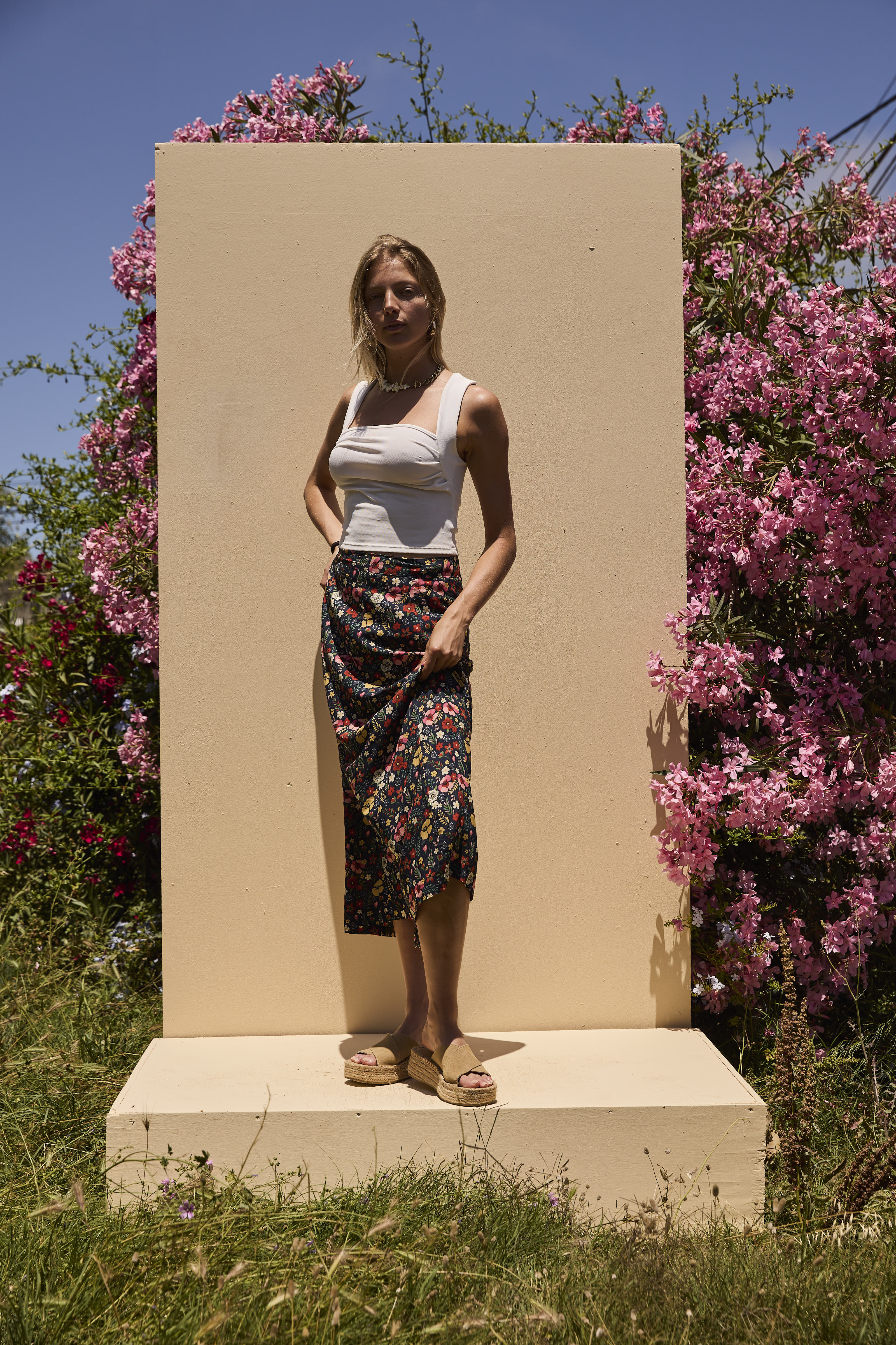 WRAP Skirt long - Mix Floral - Image 3