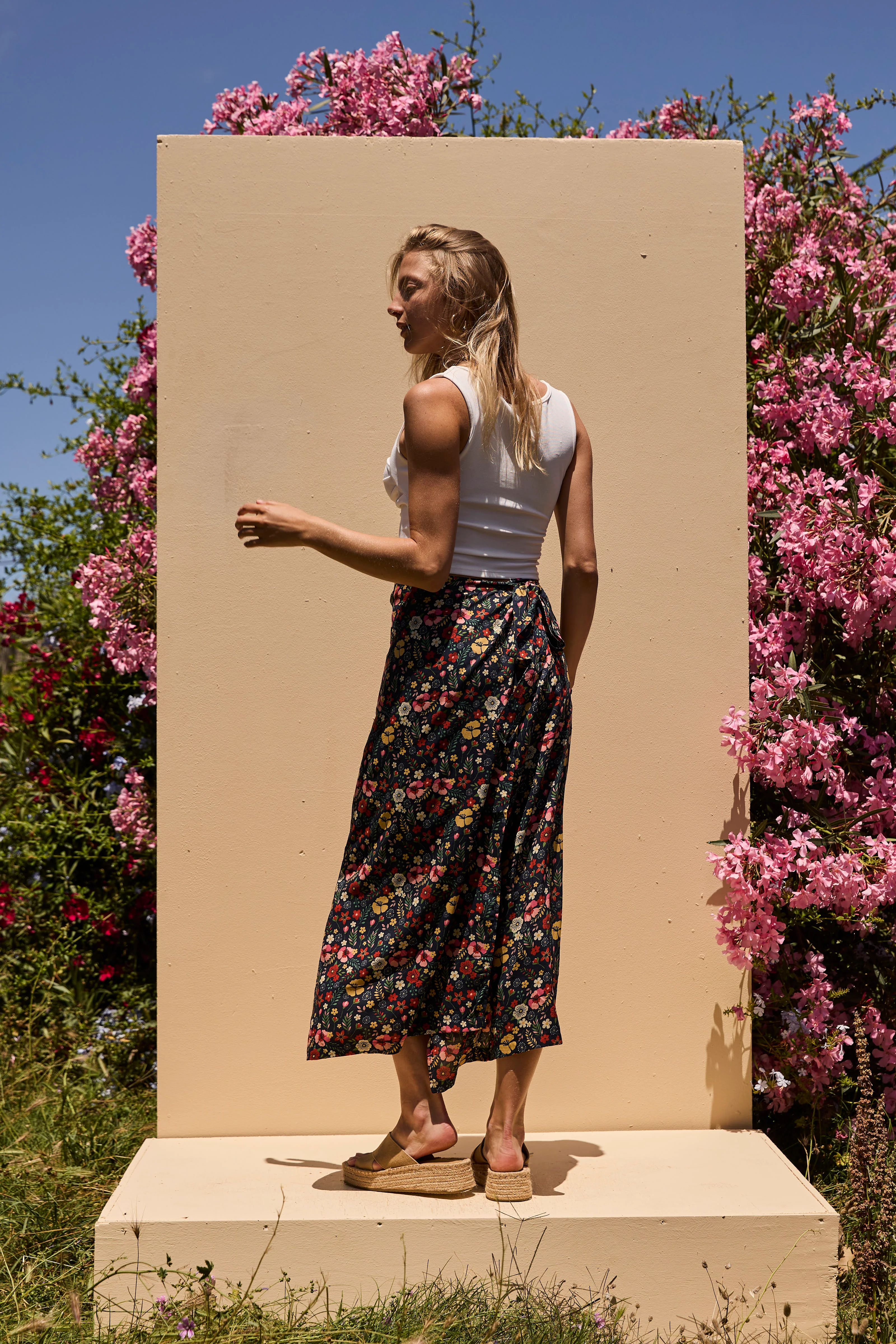 WRAP Skirt long - Mix Floral - Image 7